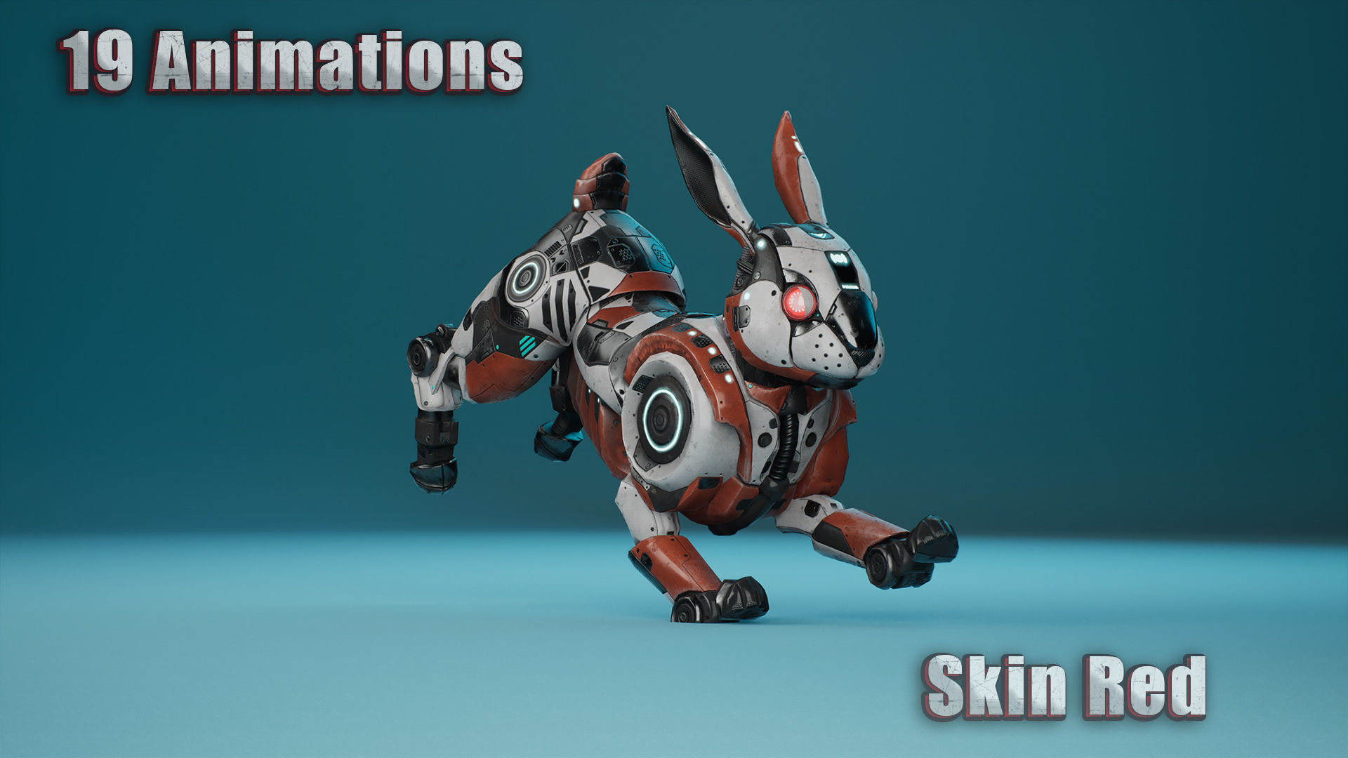 Sci-fi Animals pack 3D Model Collection_16