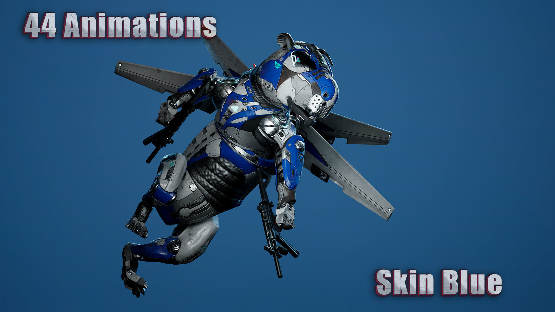 Sci-fi Animals pack 3D Model Collection_24