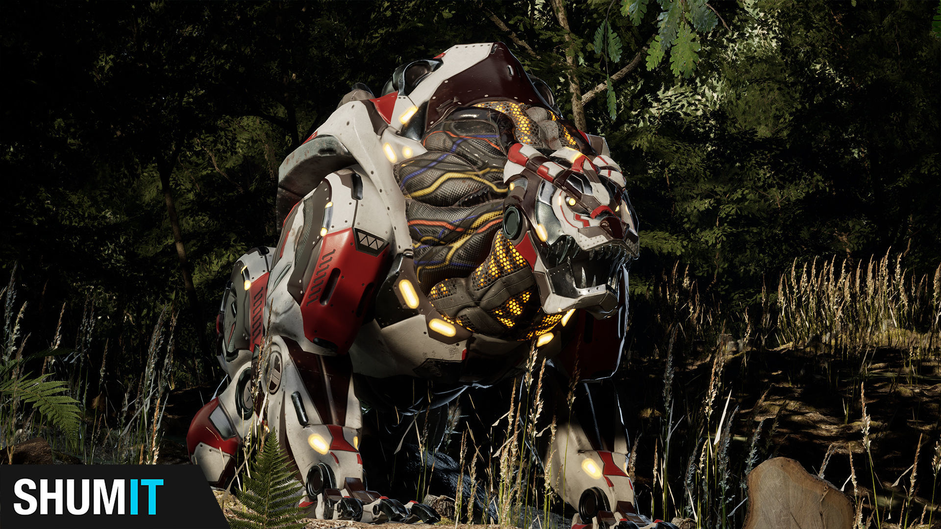 Sci-fi Animals pack 3D Model Collection_35