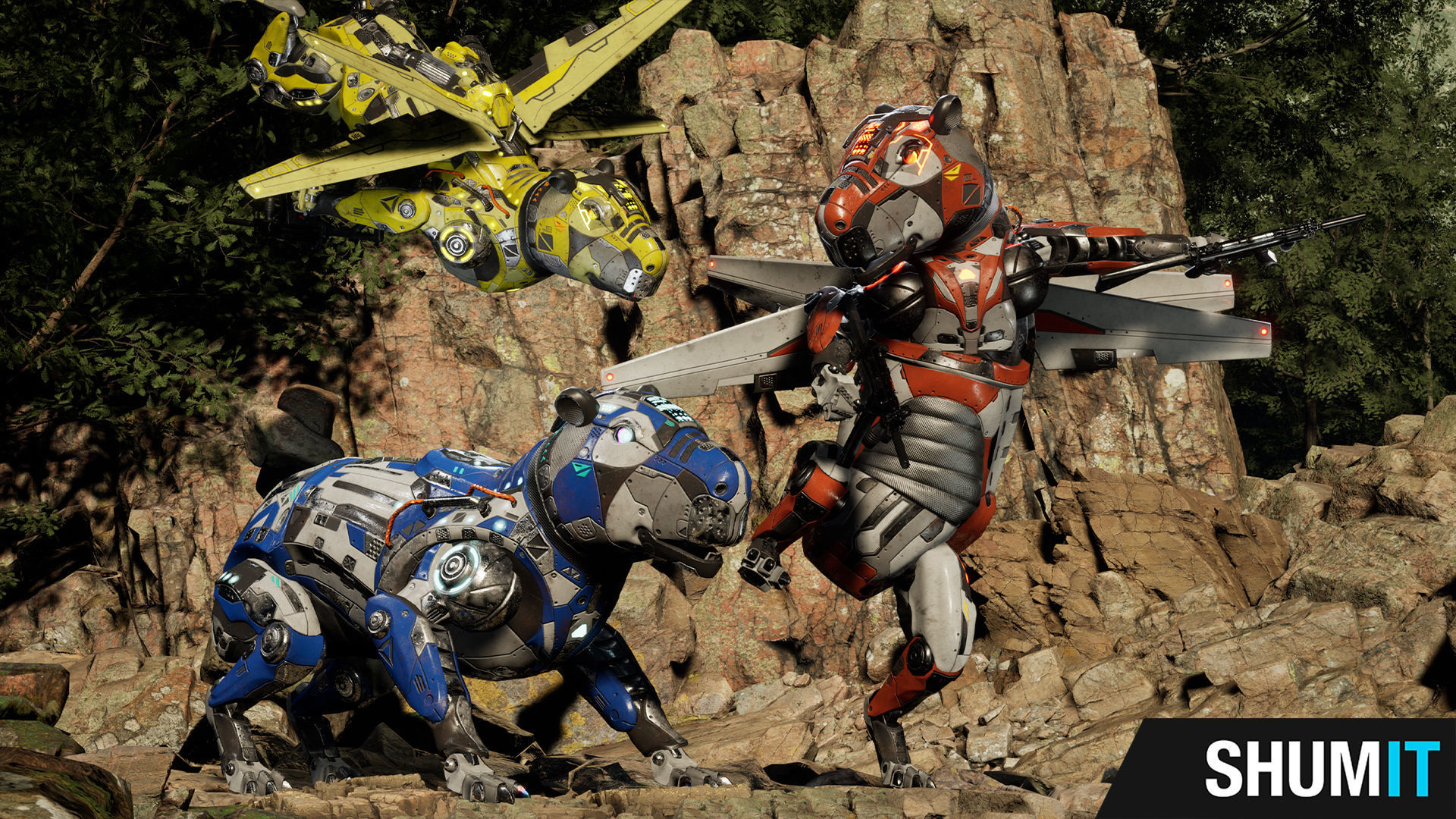 Sci-fi Animals pack 3D Model Collection_34