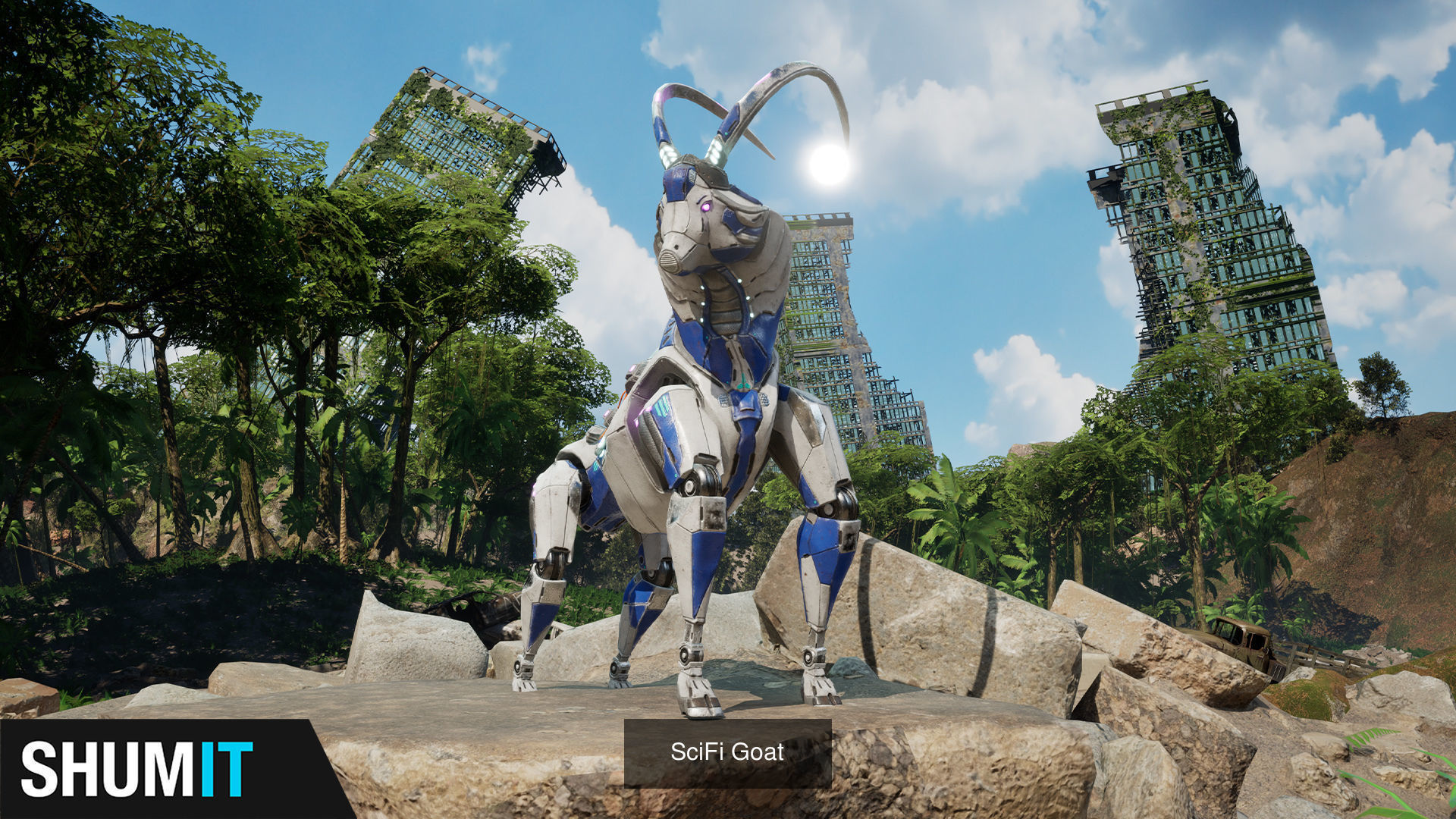 Sci-fi Animals pack 3D Model Collection_10