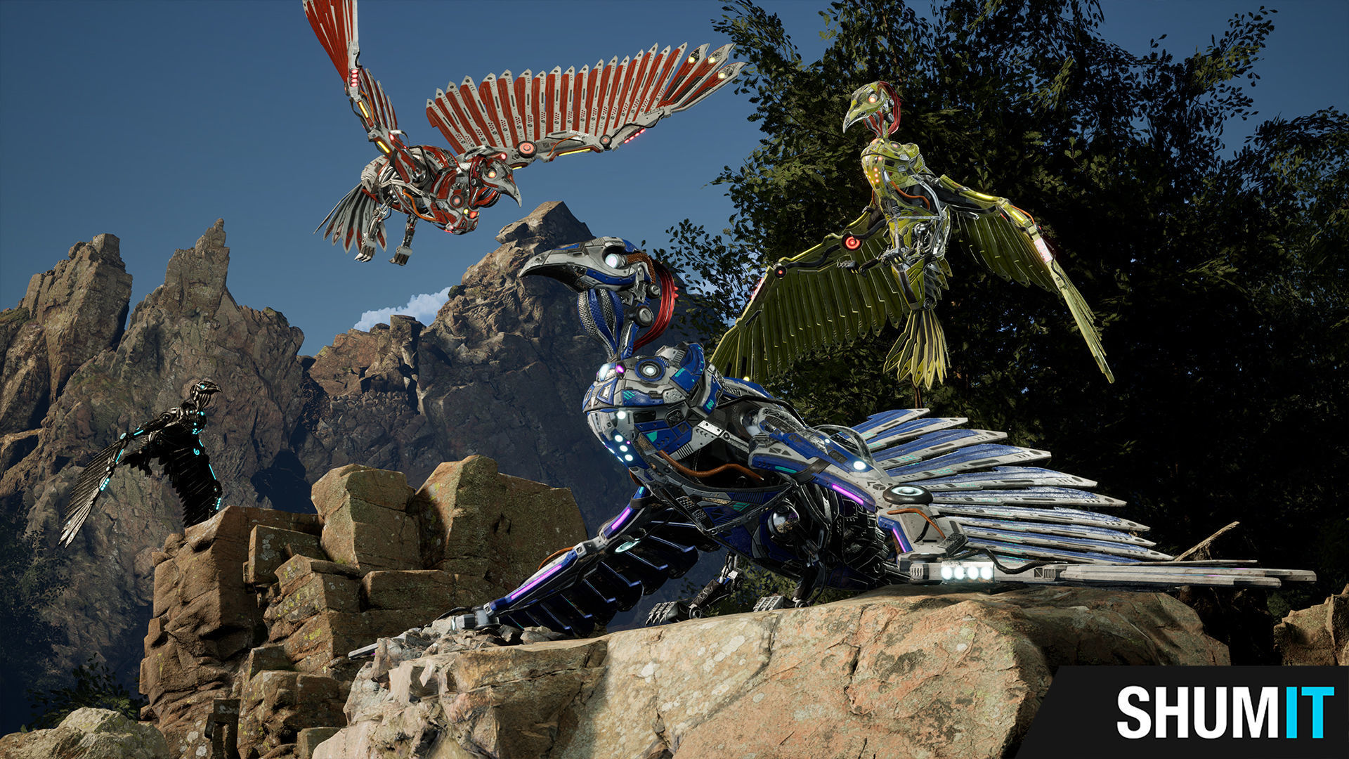 Sci-fi Animals pack 3D Model Collection_28