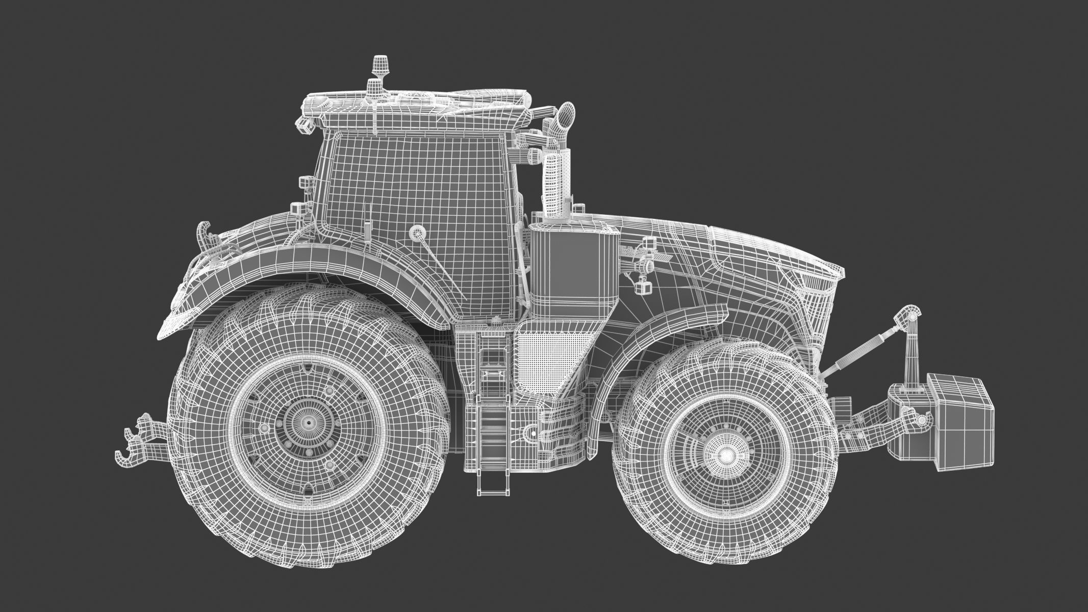 Fendt 1000 Vario Tractor 3D model_24
