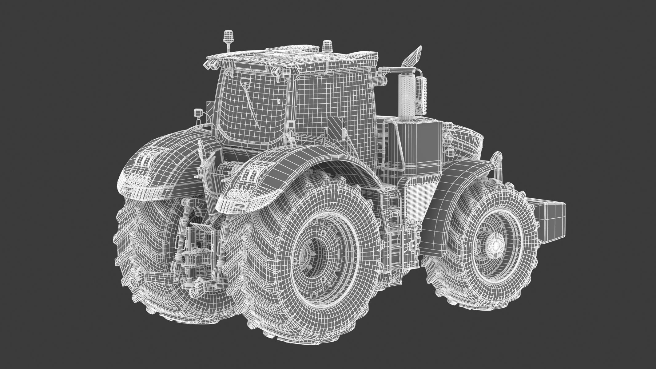 Fendt 1000 Vario Tractor 3D model_25