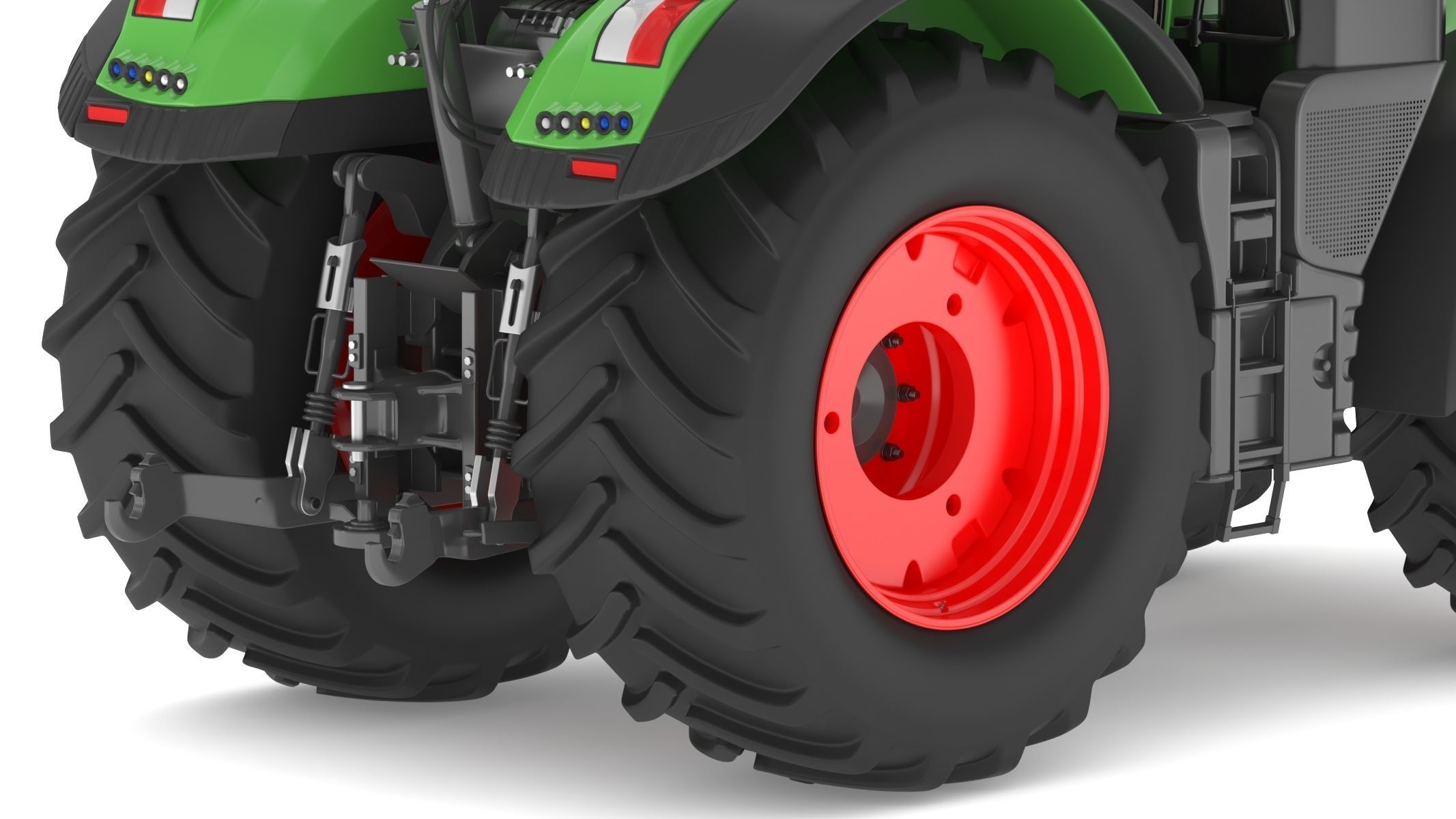Fendt 1000 Vario Tractor 3D model_15