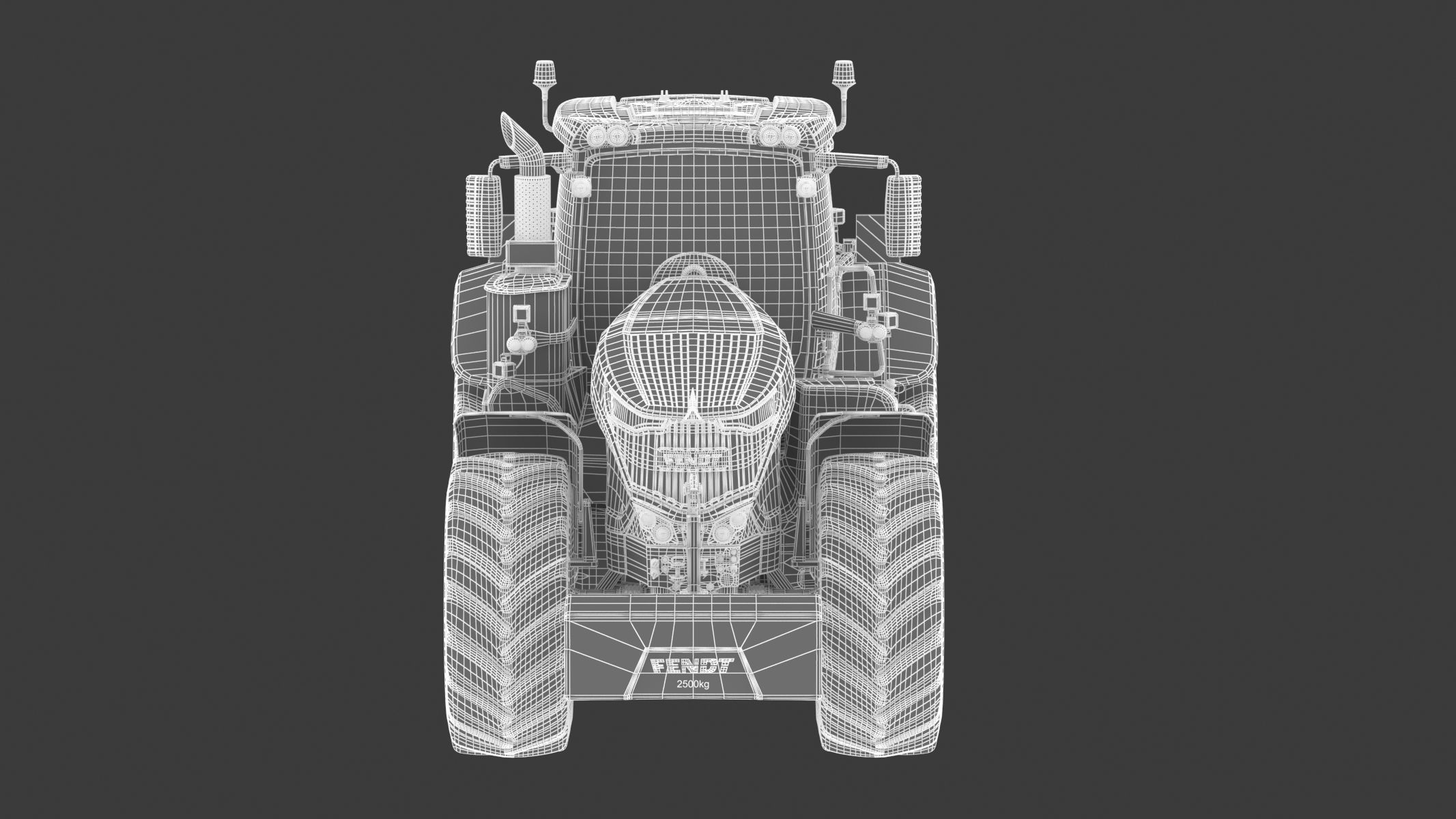 Fendt 1000 Vario Tractor 3D model_22