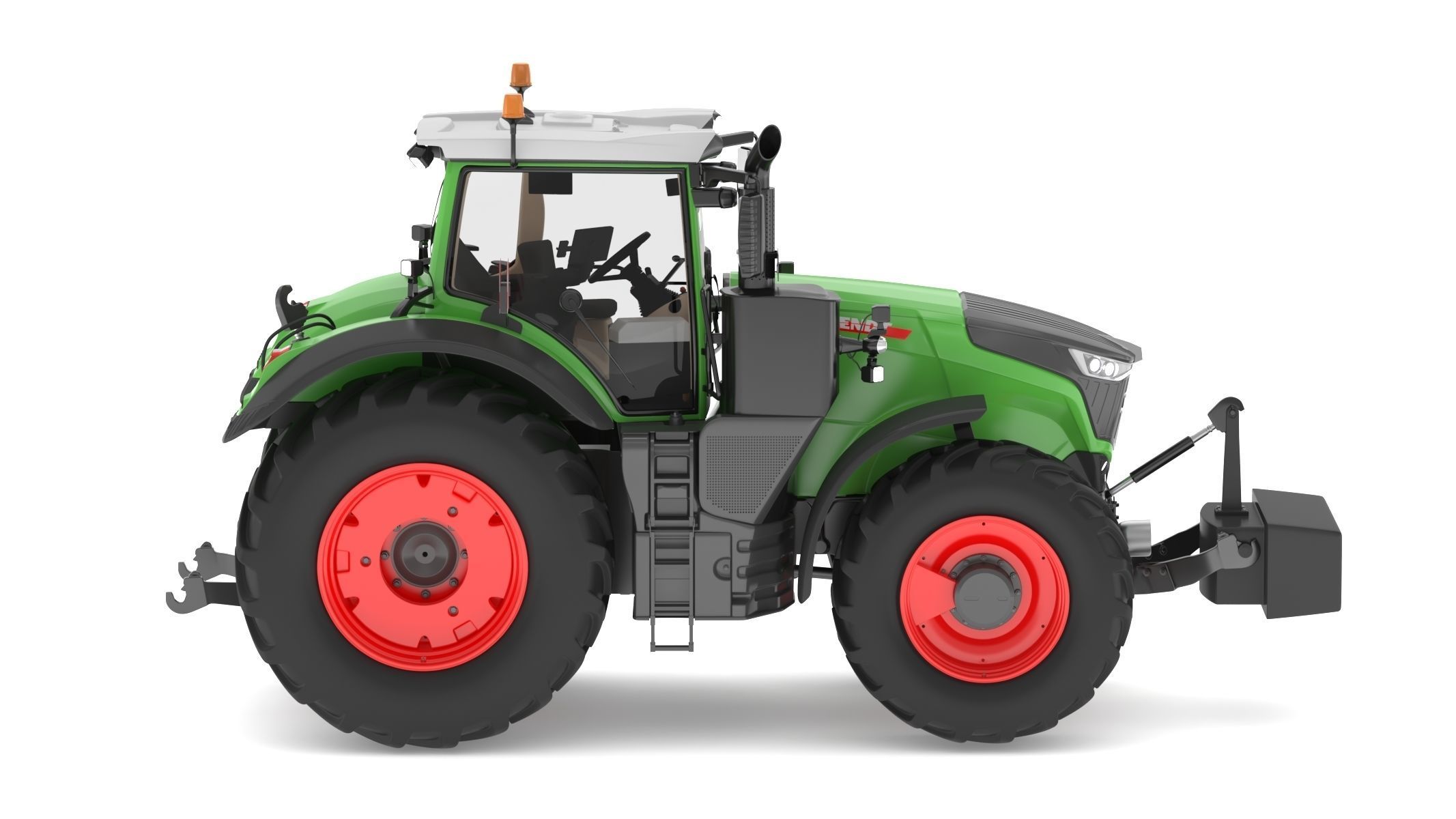 Fendt 1000 Vario Tractor 3D model_4