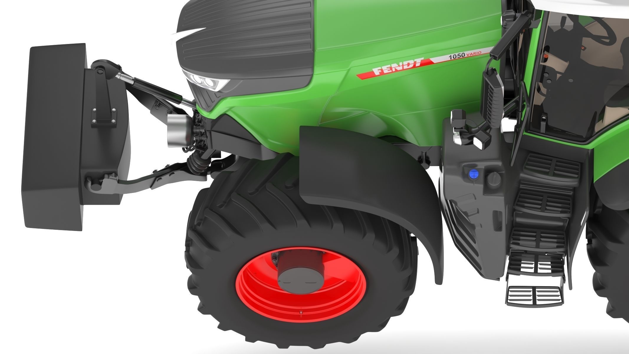Fendt 1000 Vario Tractor 3D model_18