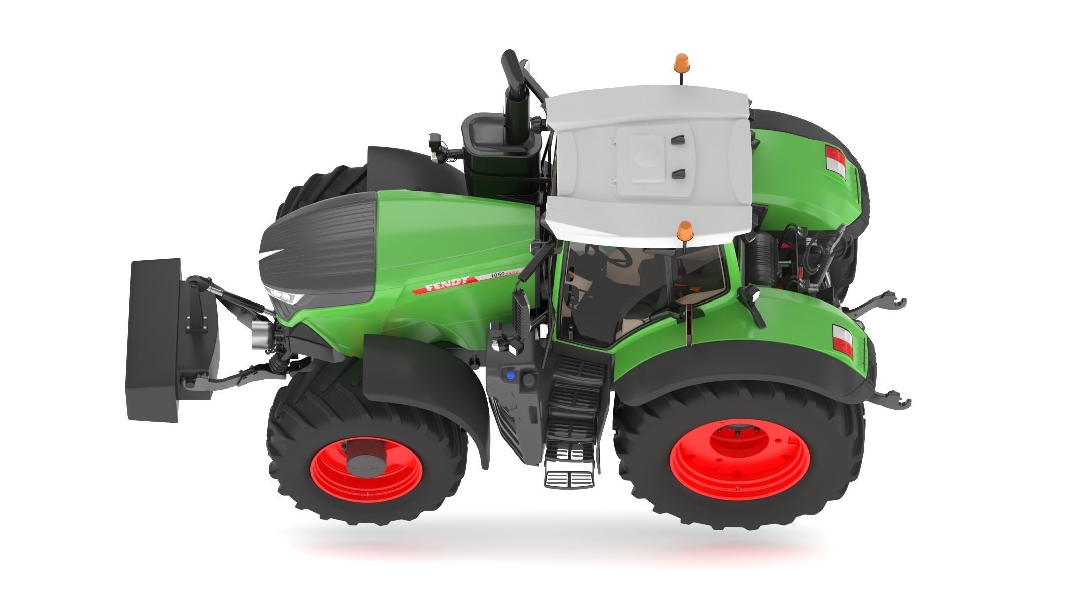 Fendt 1000 Vario Tractor 3D model_8