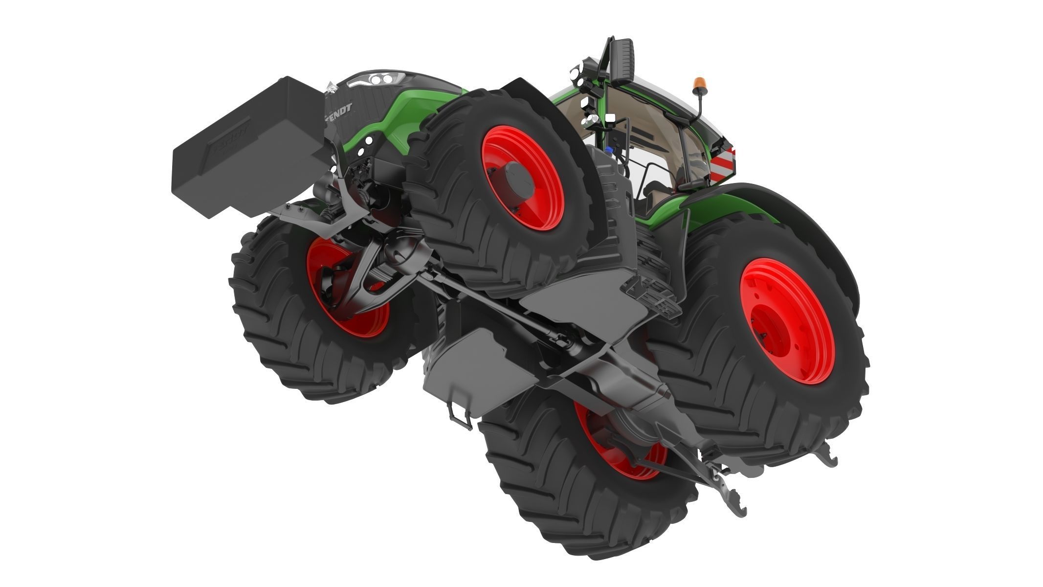 Fendt 1000 Vario Tractor 3D model_9