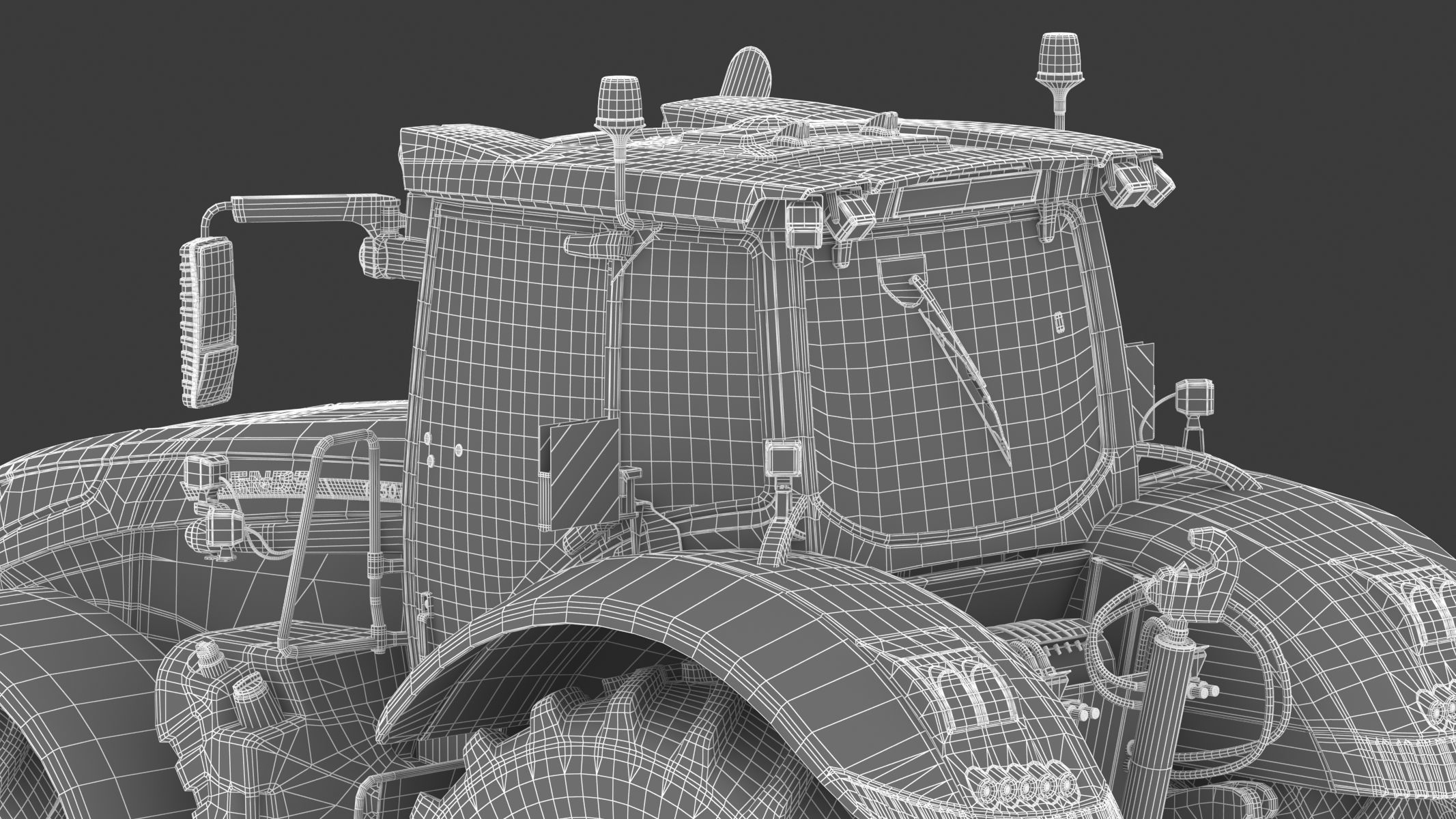 Fendt 1000 Vario Tractor 3D model_37