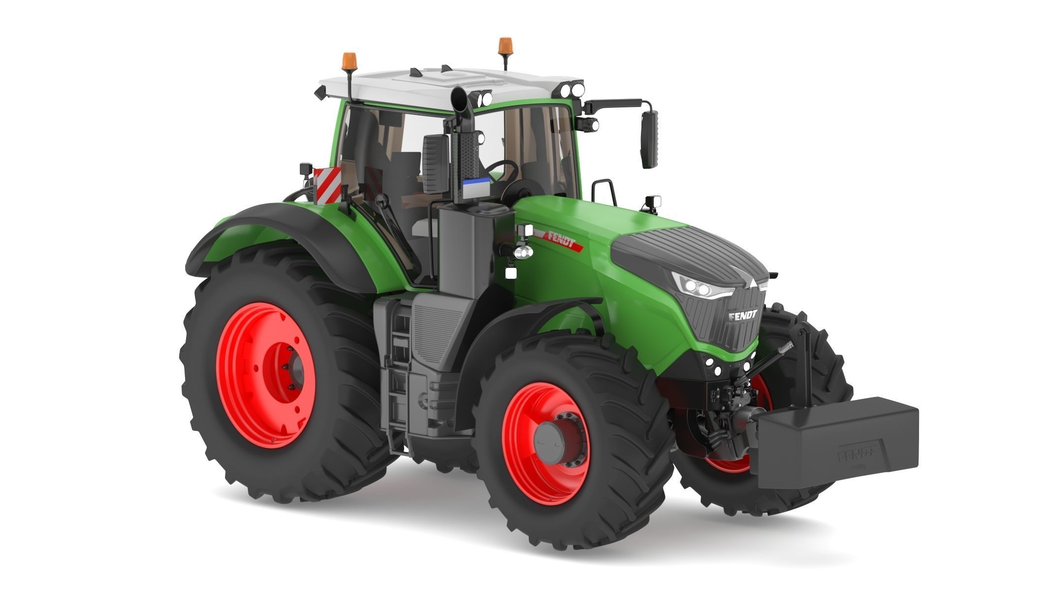 Fendt 1000 Vario Tractor 3D model_3