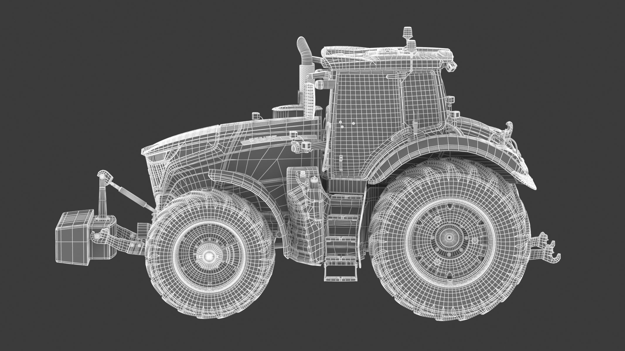 Fendt 1000 Vario Tractor 3D model_20