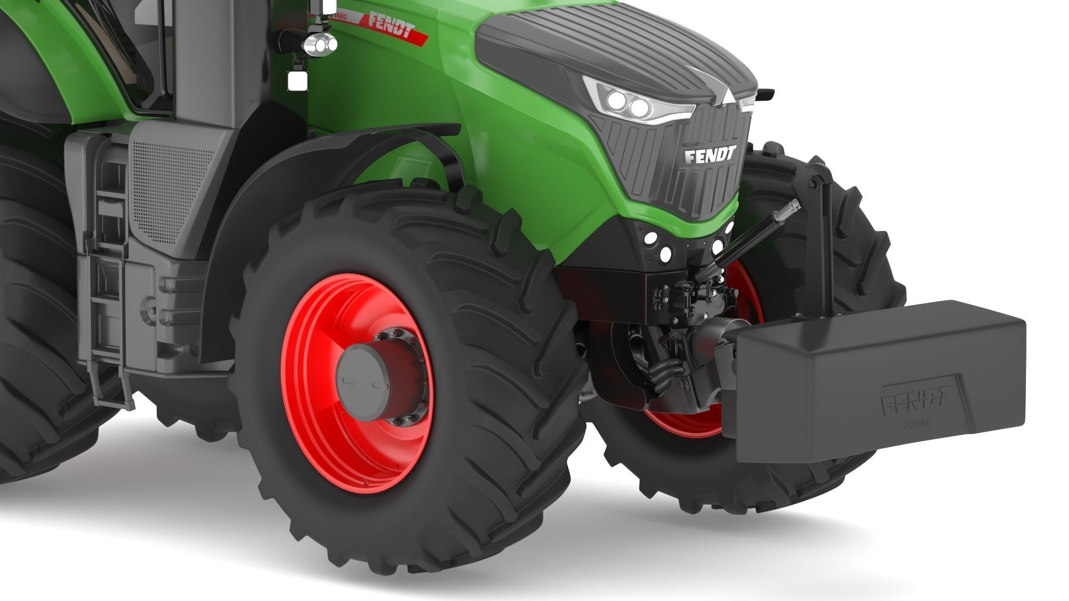 Fendt 1000 Vario Tractor 3D model_13