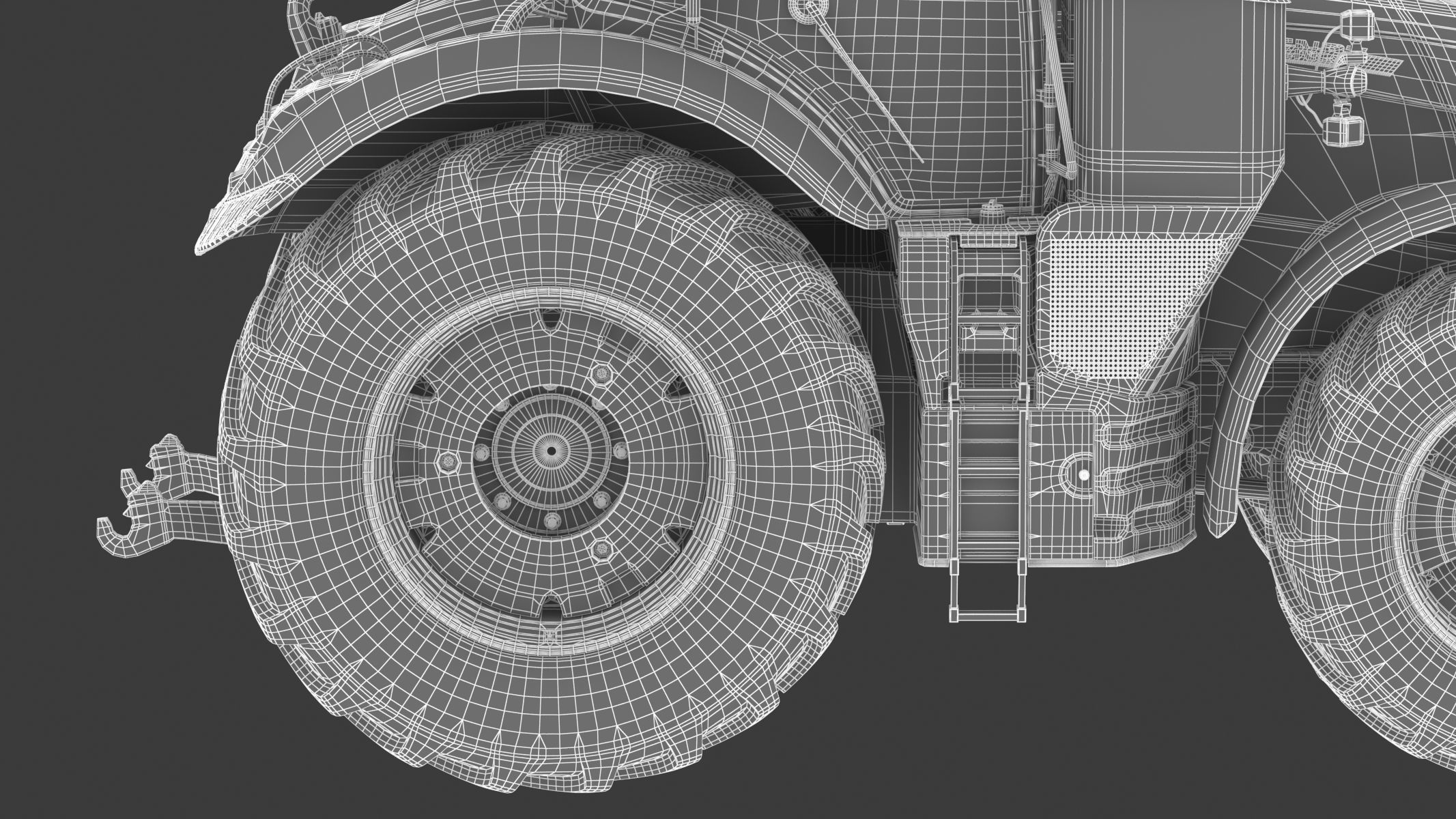 Fendt 1000 Vario Tractor 3D model_34