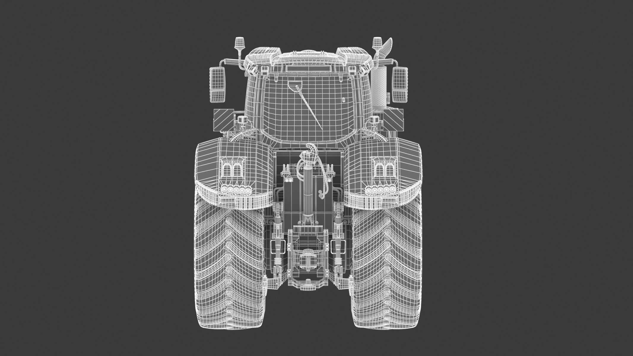 Fendt 1000 Vario Tractor 3D model_26