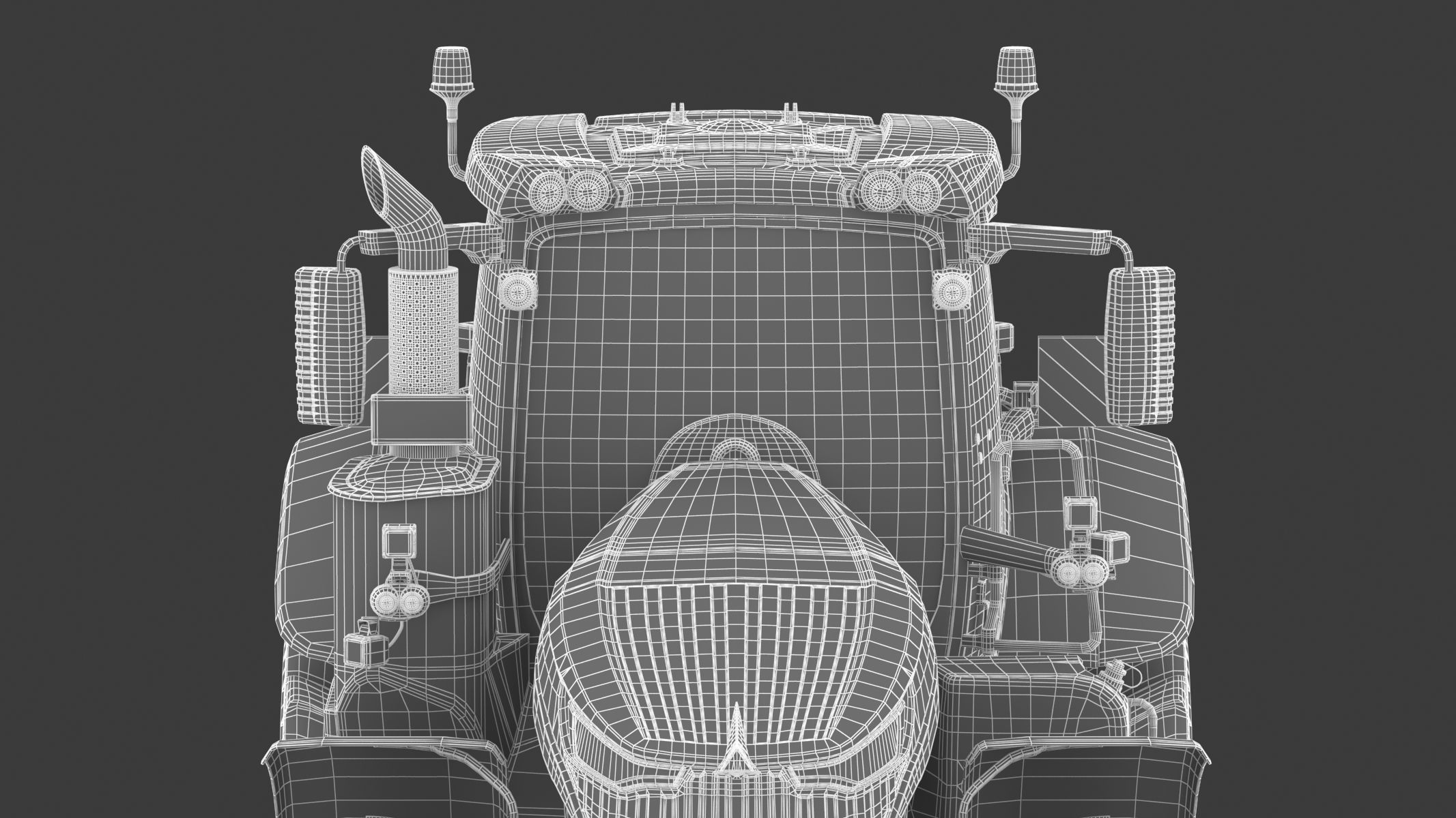 Fendt 1000 Vario Tractor 3D model_32