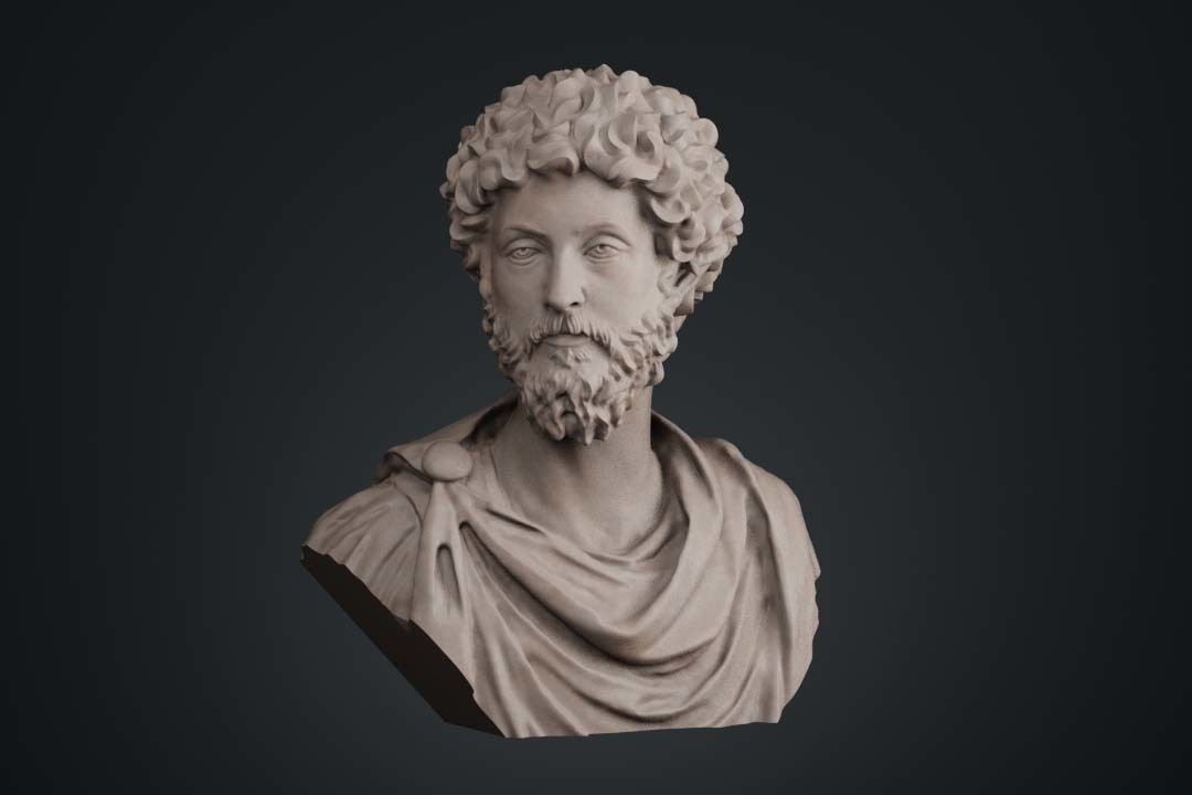 Marcus Aurelius 3D print model_5