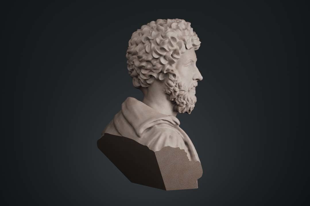 Marcus Aurelius 3D print model_8