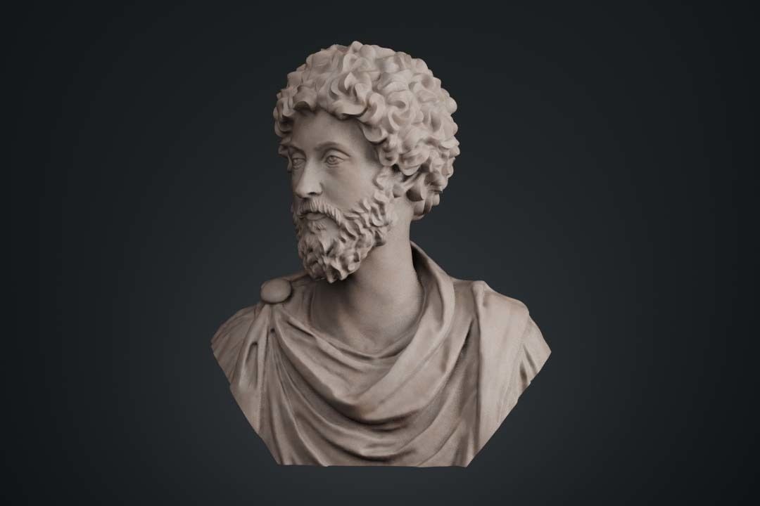 Marcus Aurelius 3D print model_1