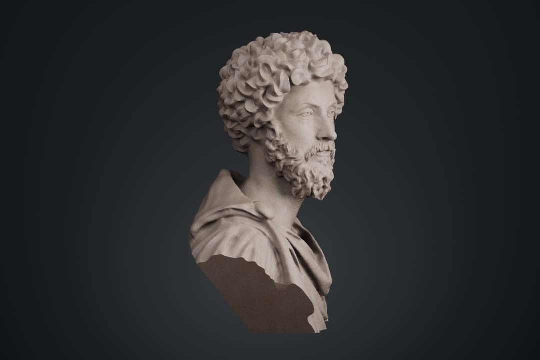 Marcus Aurelius 3D print model_7