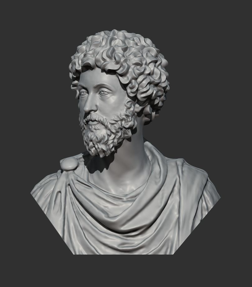 Marcus Aurelius 3D print model_13