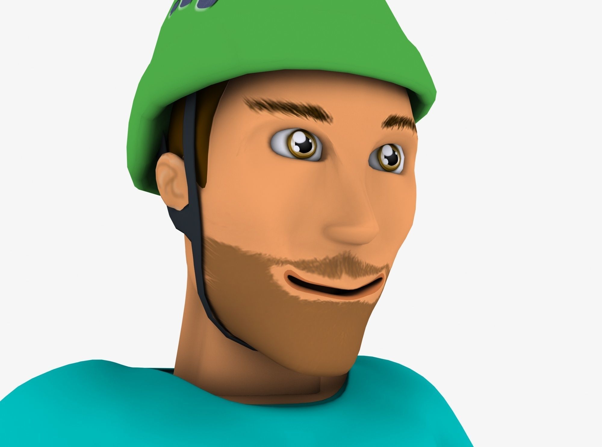 Character Sport - Low Poly Low-poly 3D model_1