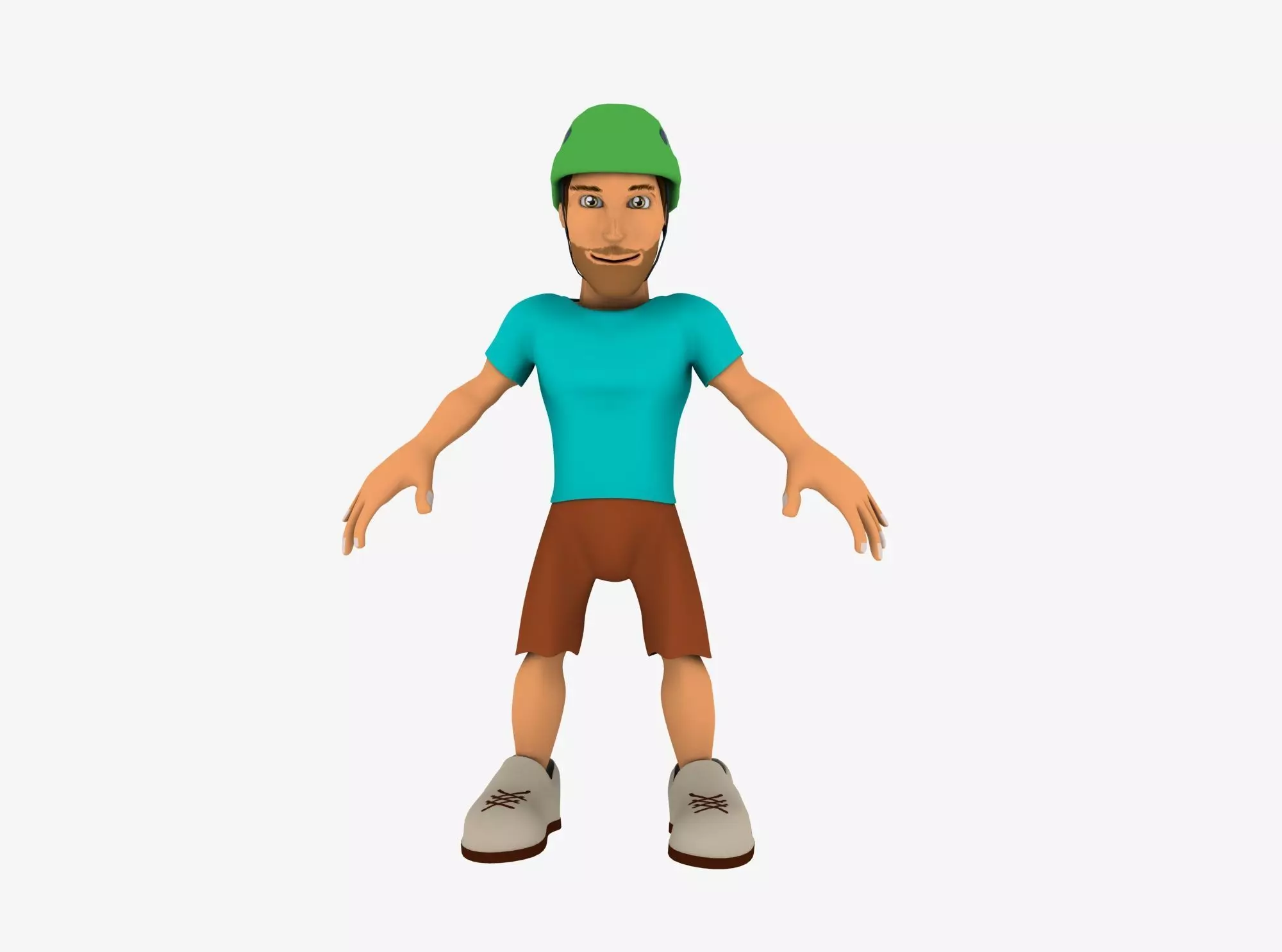 Character Sport - Low Poly Low-poly 3D model_0