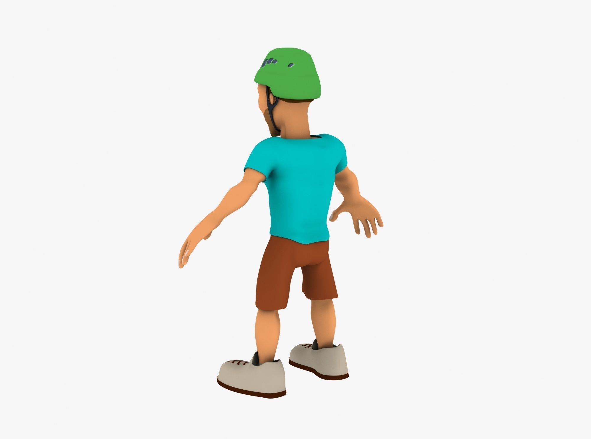 Character Sport - Low Poly Low-poly 3D model_5