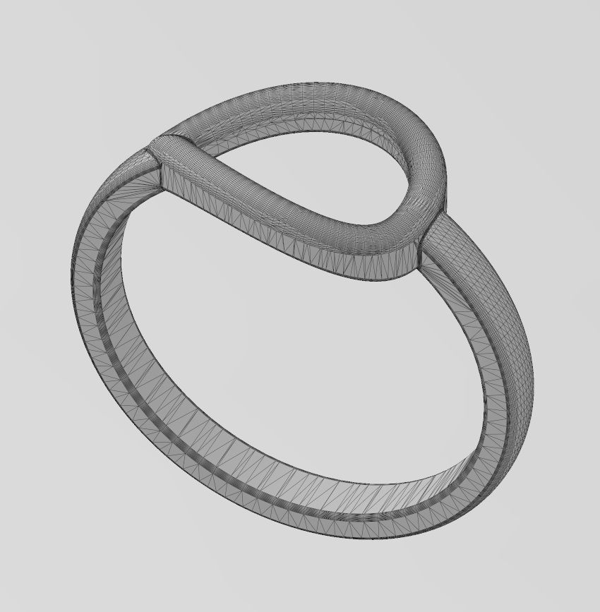 Open pear fashion stacker ring US sizes 6to10 3D print model_15