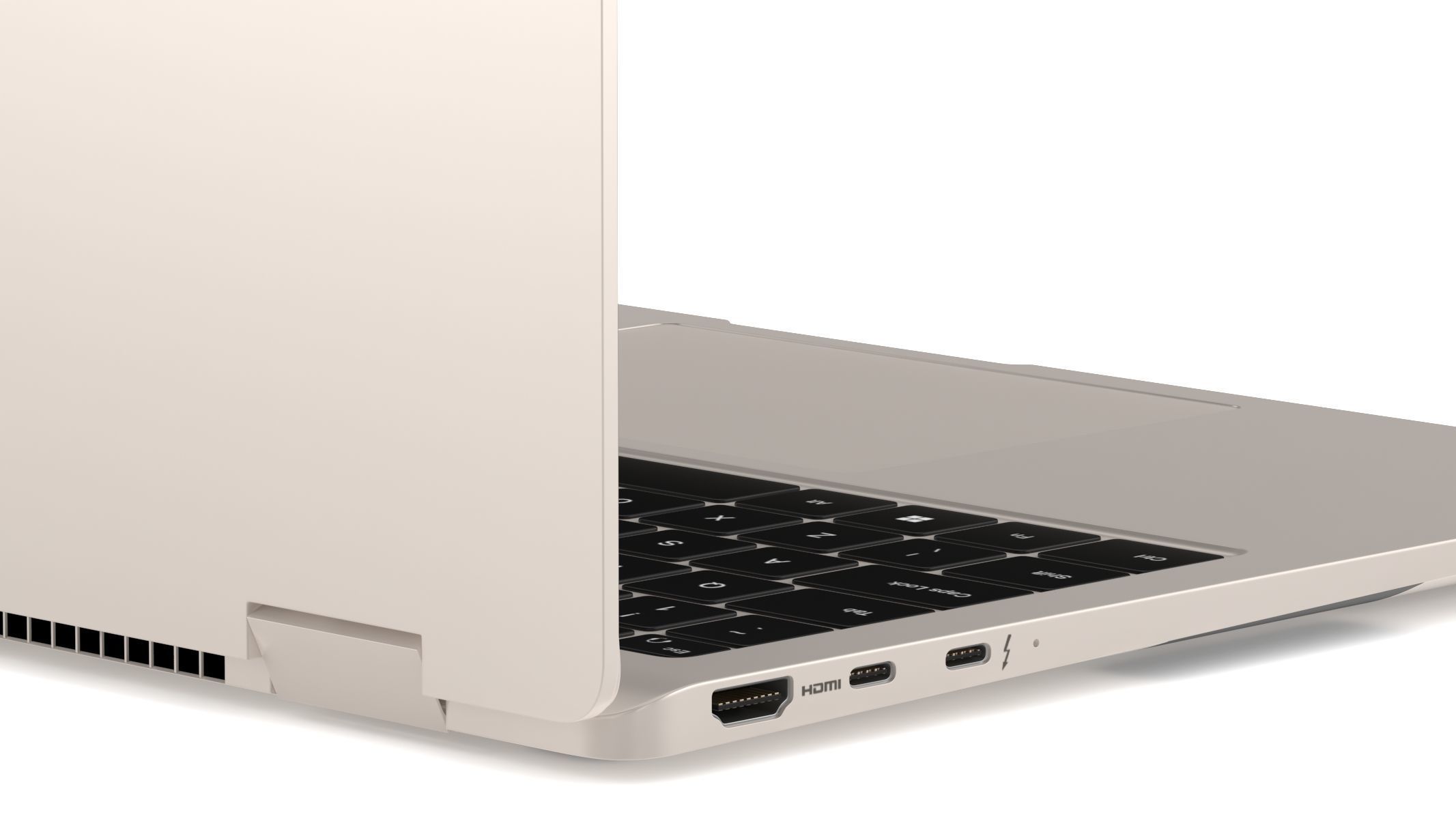 Samsung Galaxy Book 3 360 Beige 3D model_12