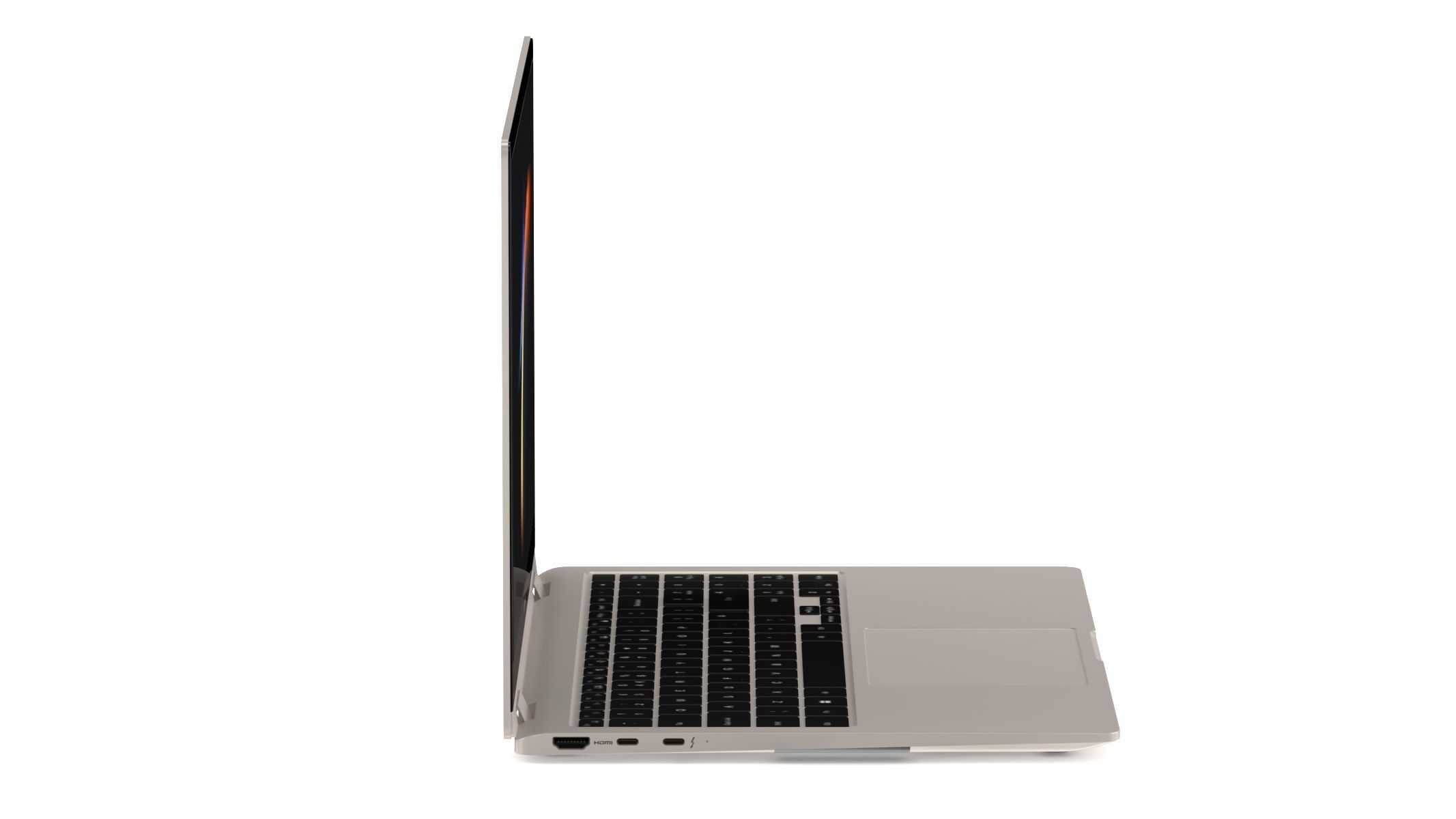 Samsung Galaxy Book 3 360 Beige 3D model_2