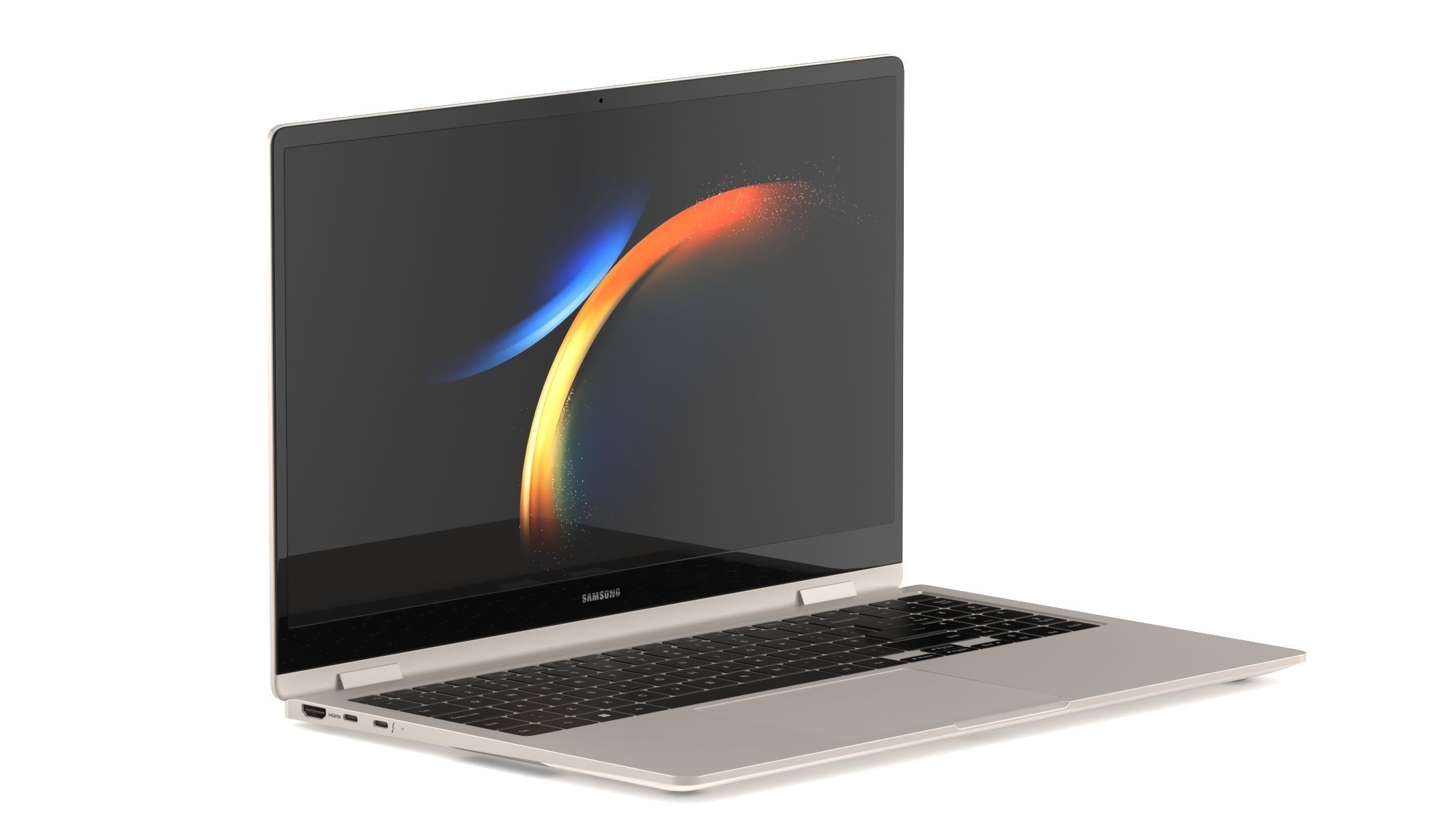 Samsung Galaxy Book 3 360 Beige 3D model_1