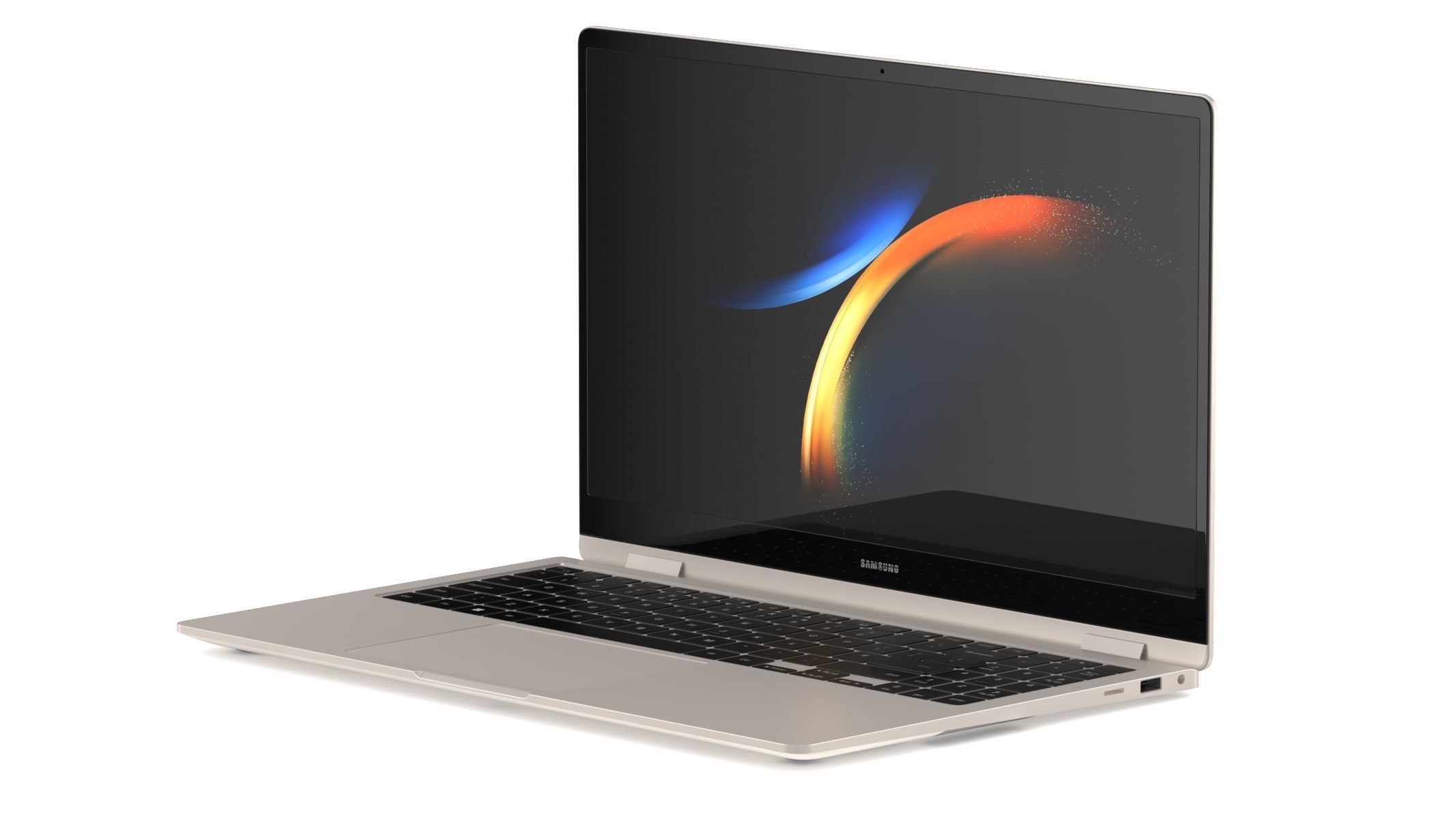 Samsung Galaxy Book 3 360 Beige 3D model_7
