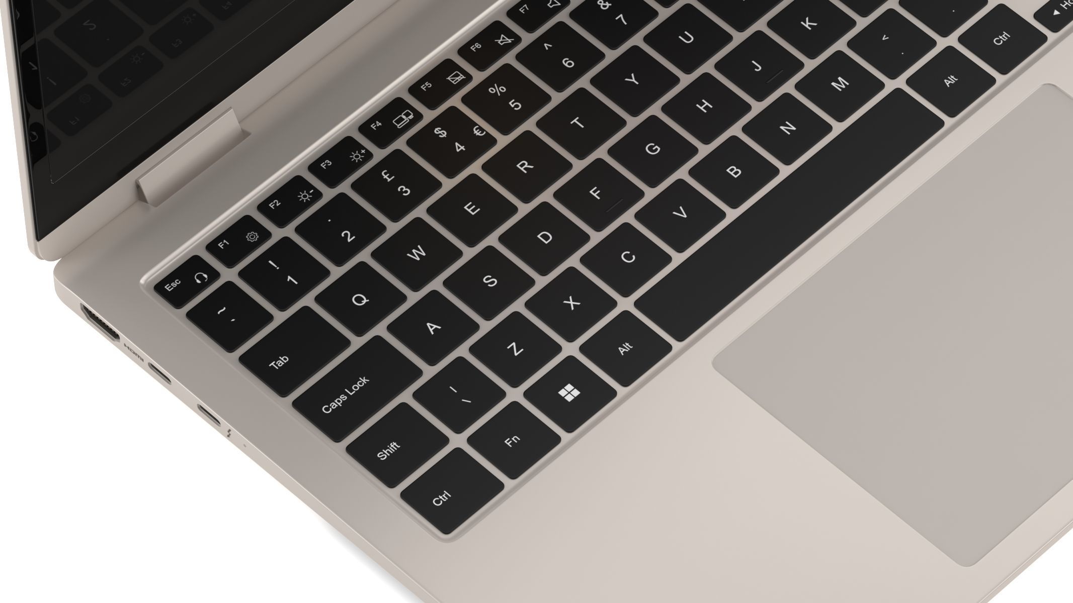 Samsung Galaxy Book 3 360 Beige 3D model_18