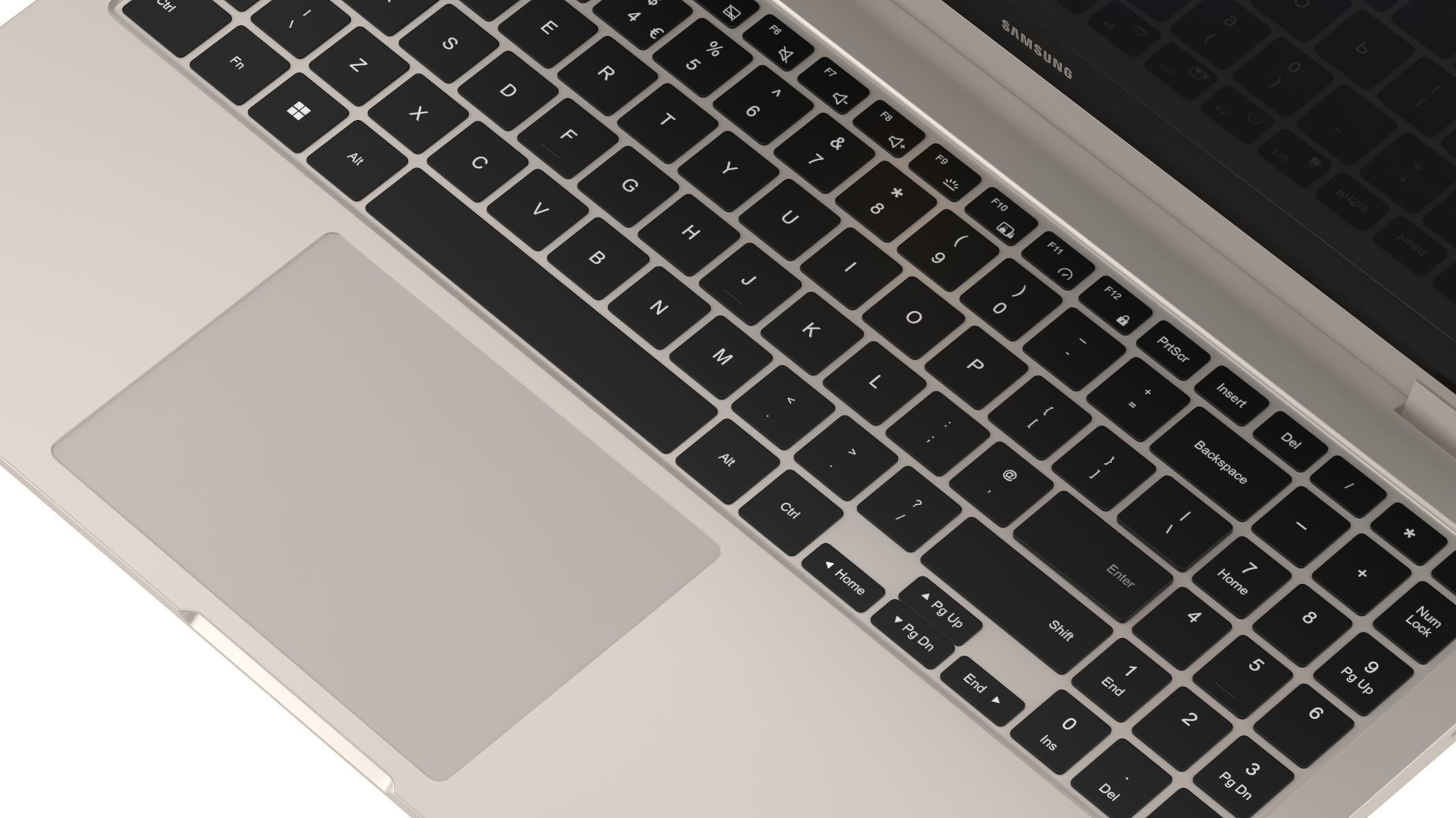 Samsung Galaxy Book 3 360 Beige 3D model_16