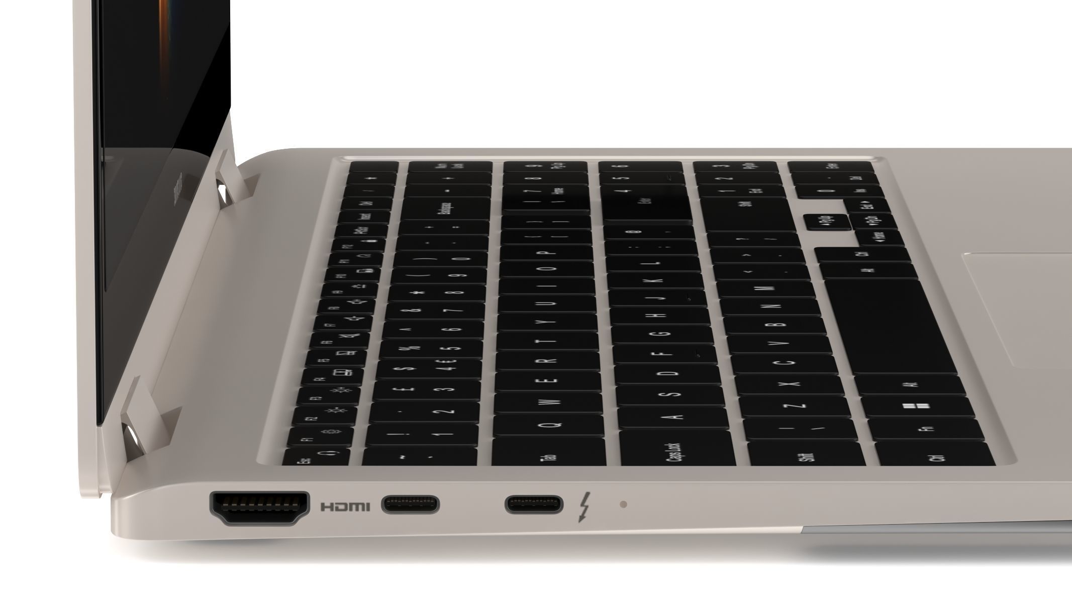 Samsung Galaxy Book 3 360 Beige 3D model_11