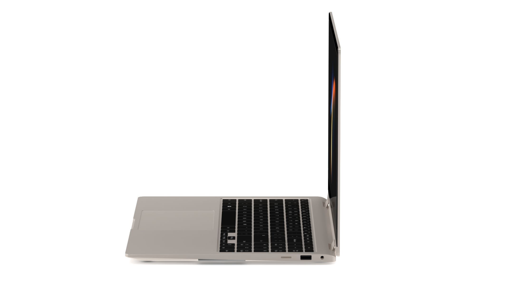 Samsung Galaxy Book 3 360 Beige 3D model_6