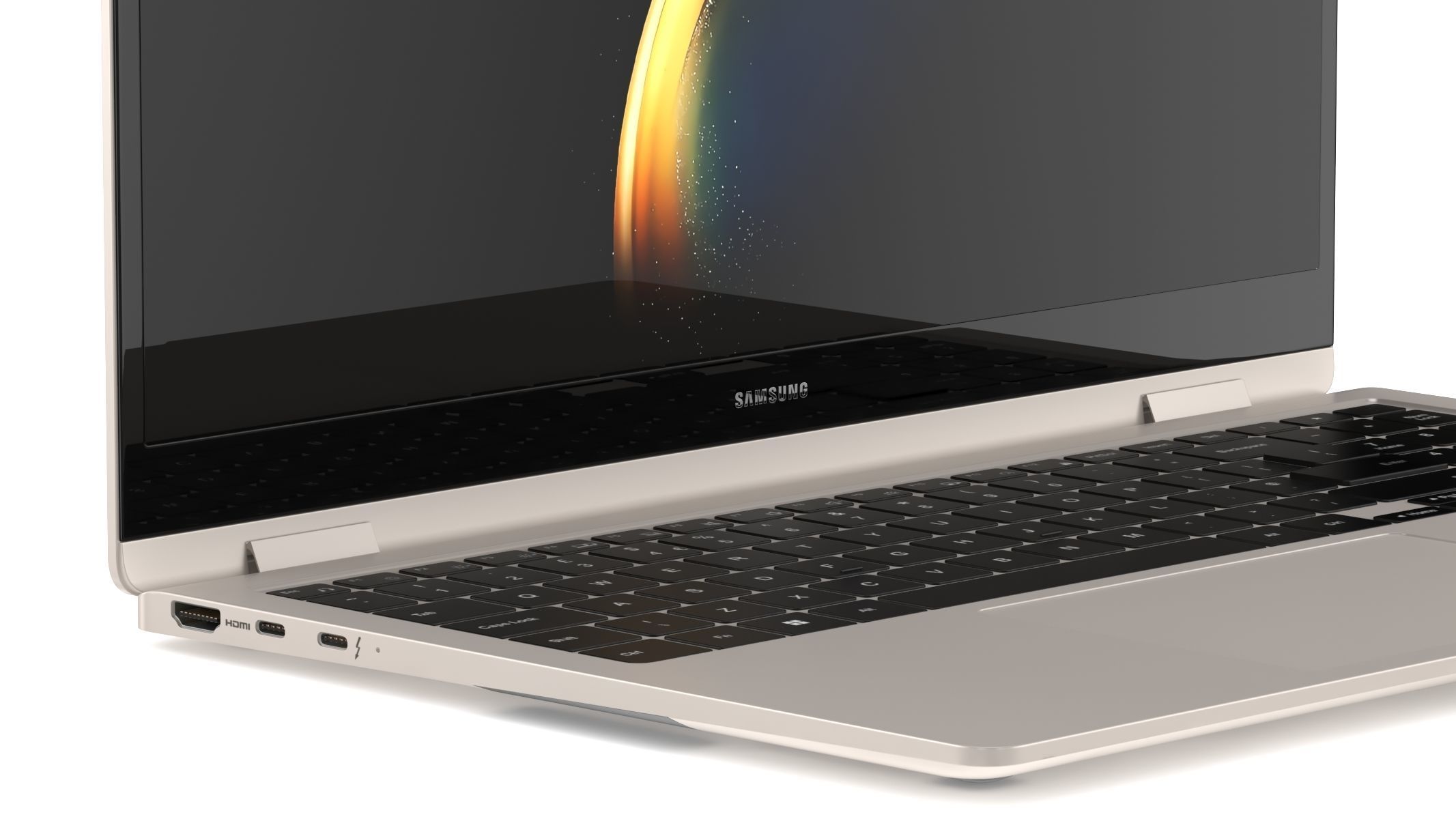 Samsung Galaxy Book 3 360 Beige 3D model_10