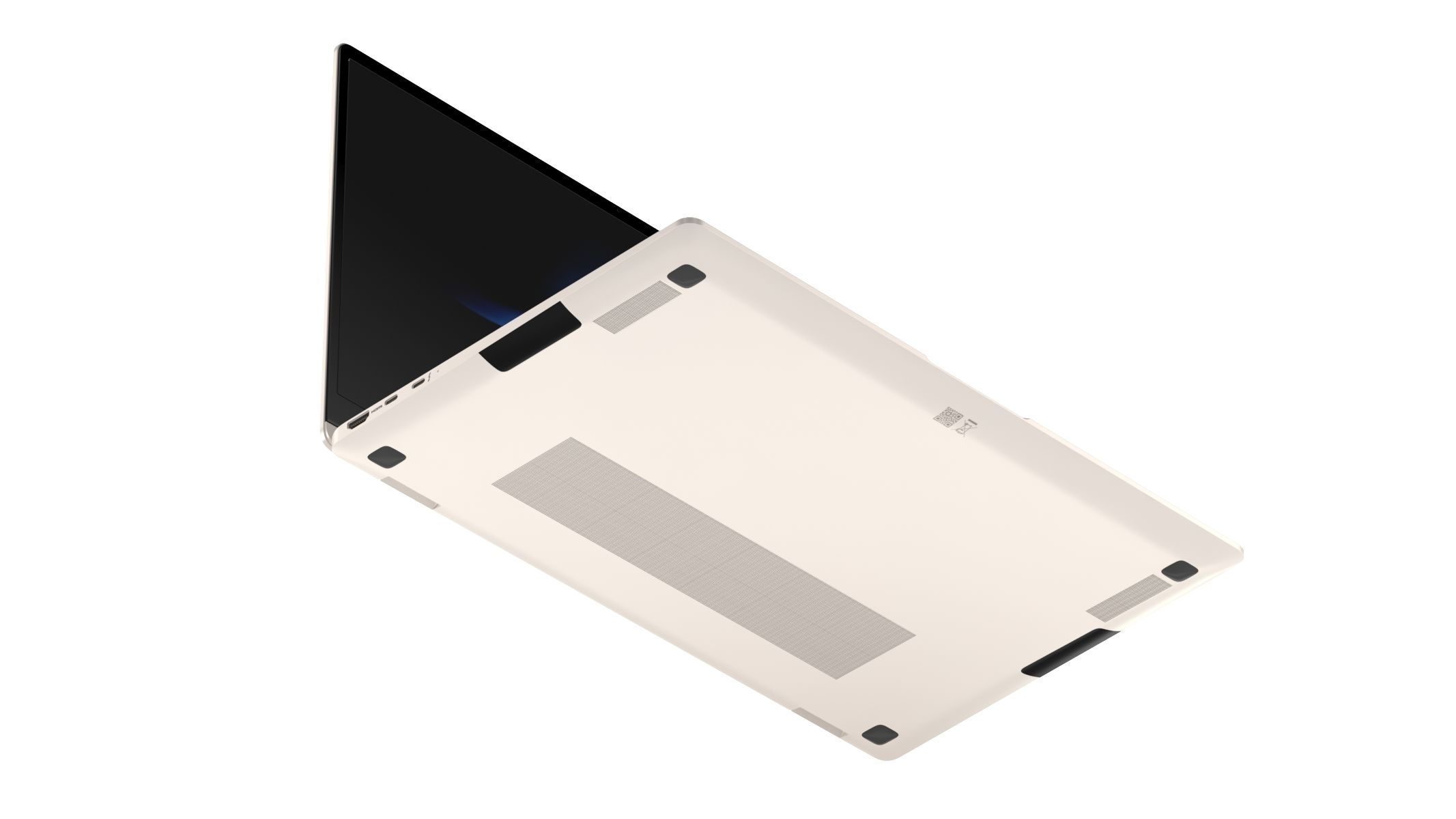 Samsung Galaxy Book 3 360 Beige 3D model_9