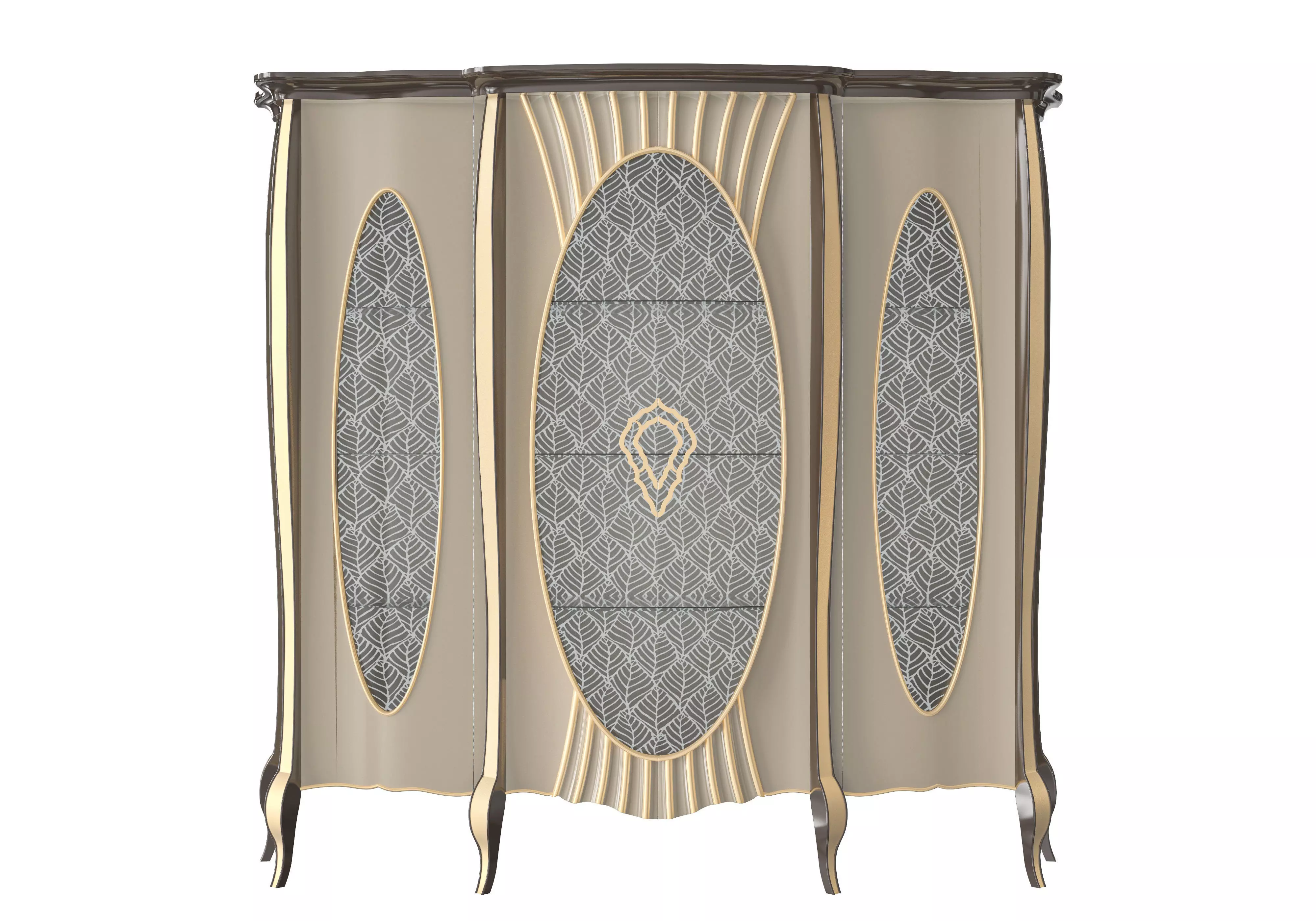 Lacquered display cabinet by MODENESE 3D model