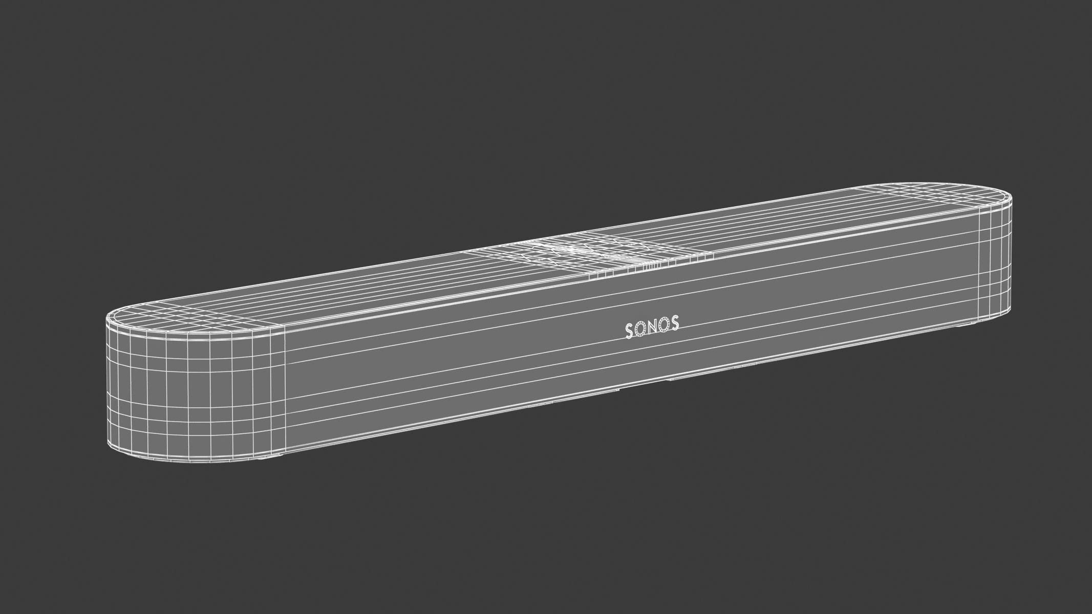 Sonos Beam Gen 2 White 3D model_11