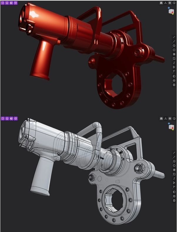 Drill 3D model_1