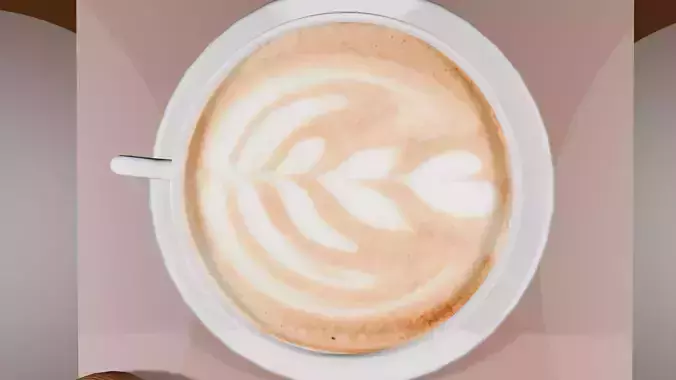 Coffee Shop 3D Model 3D model