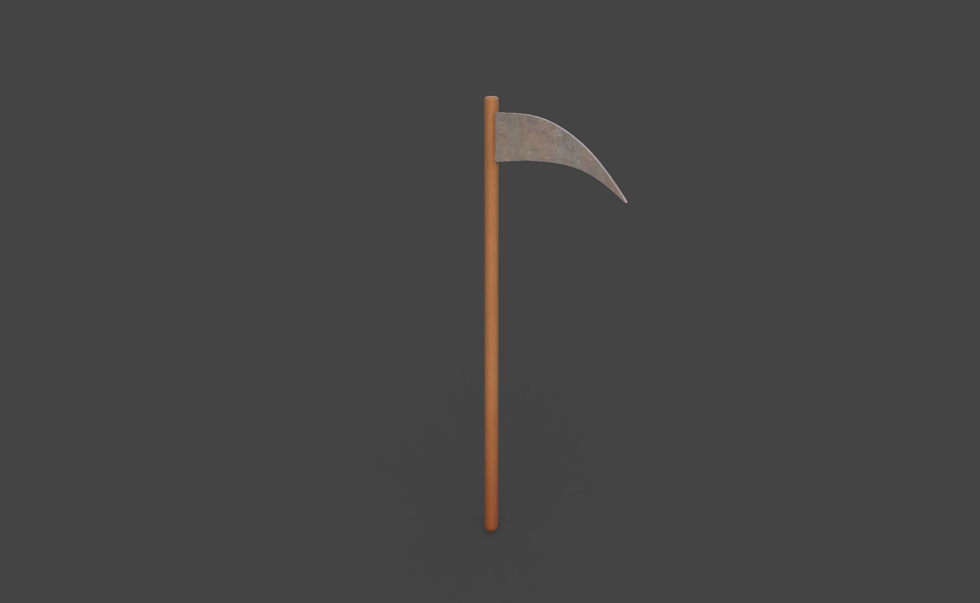 Prop105 Sickle Free low-poly 3D model_1