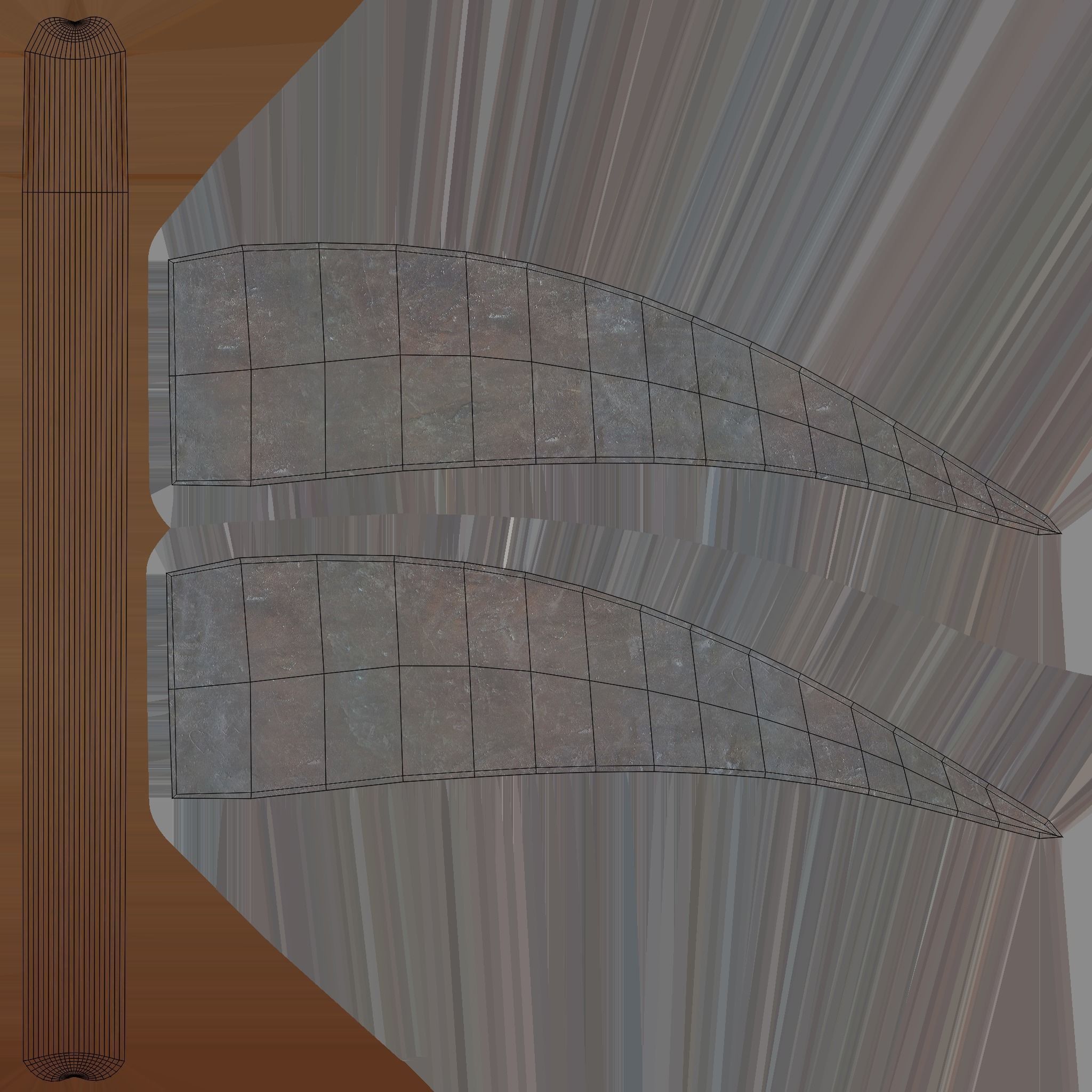 Prop105 Sickle Free low-poly 3D model_4