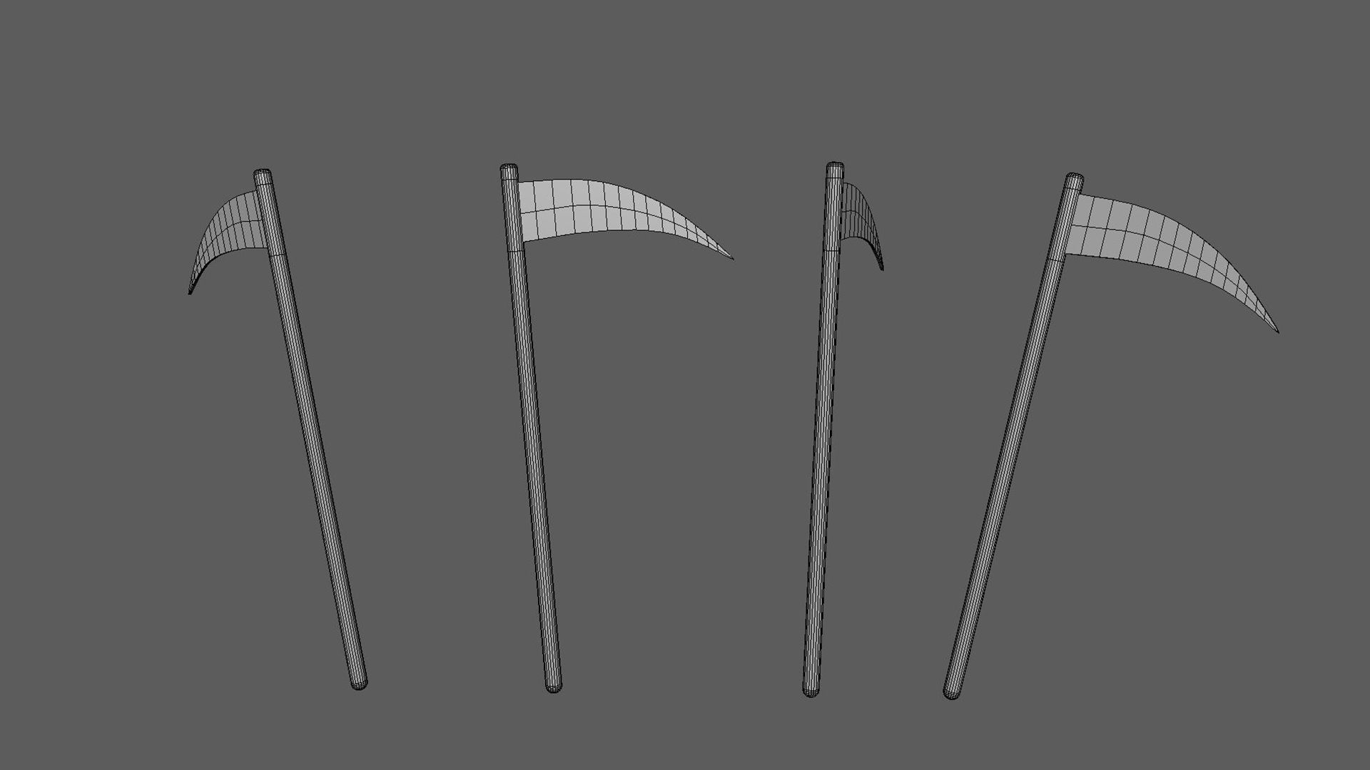 Prop105 Sickle Free low-poly 3D model_5