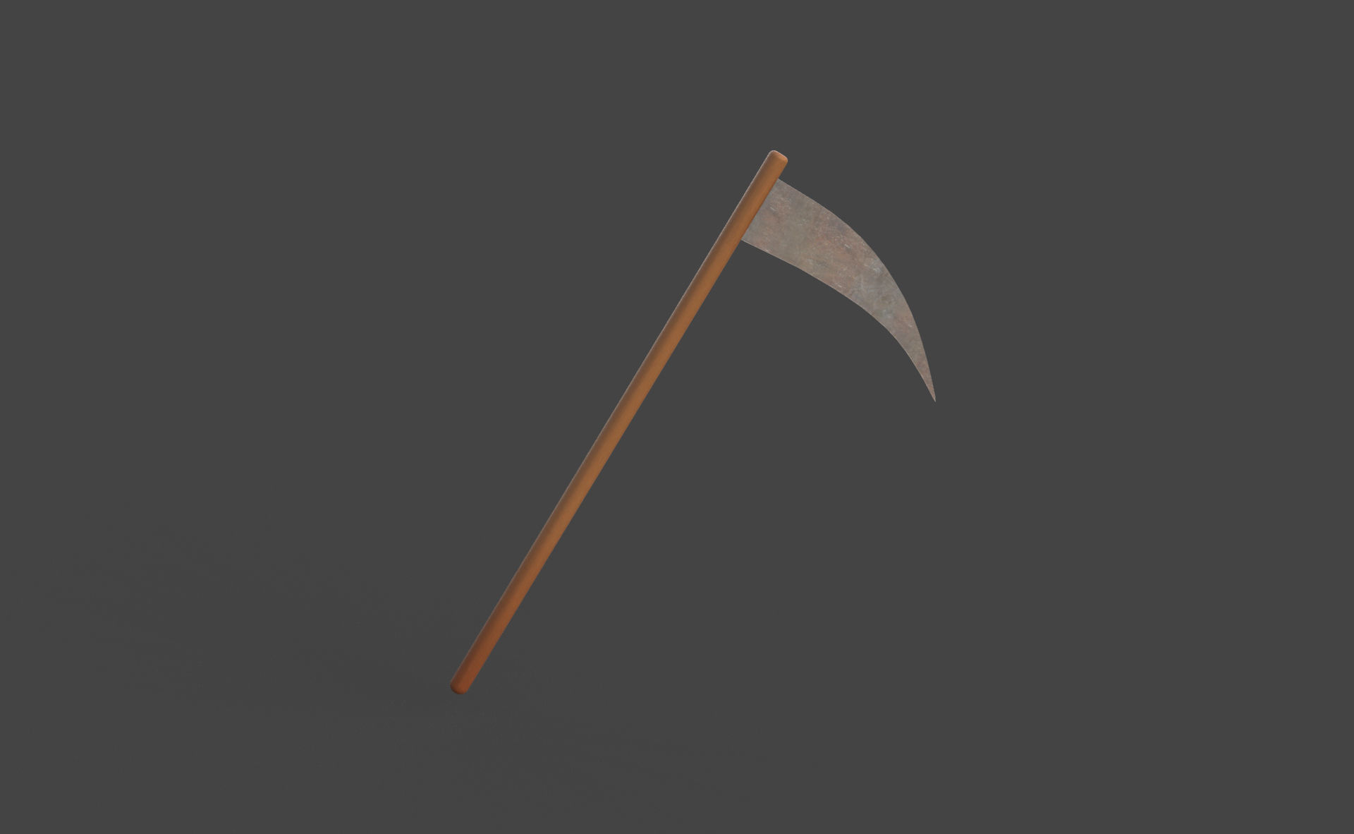 Prop105 Sickle Free low-poly 3D model_2