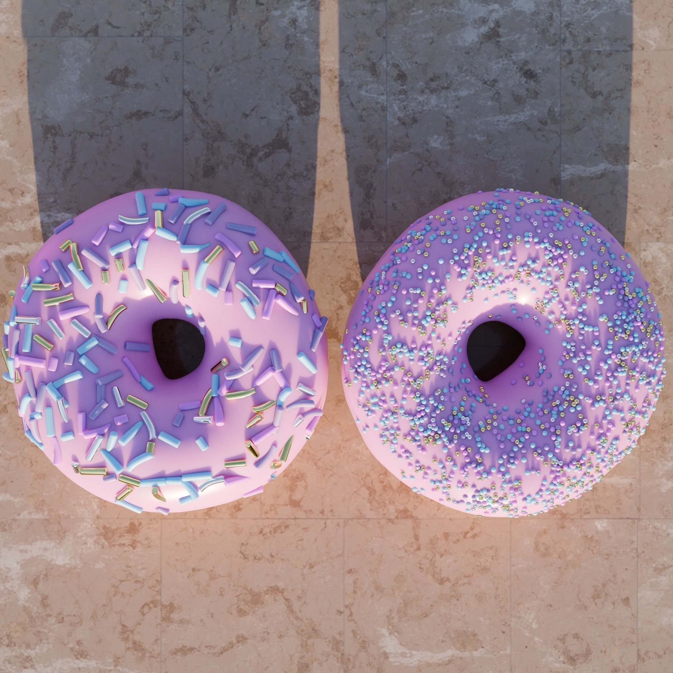 Donuts Free 3D model_1