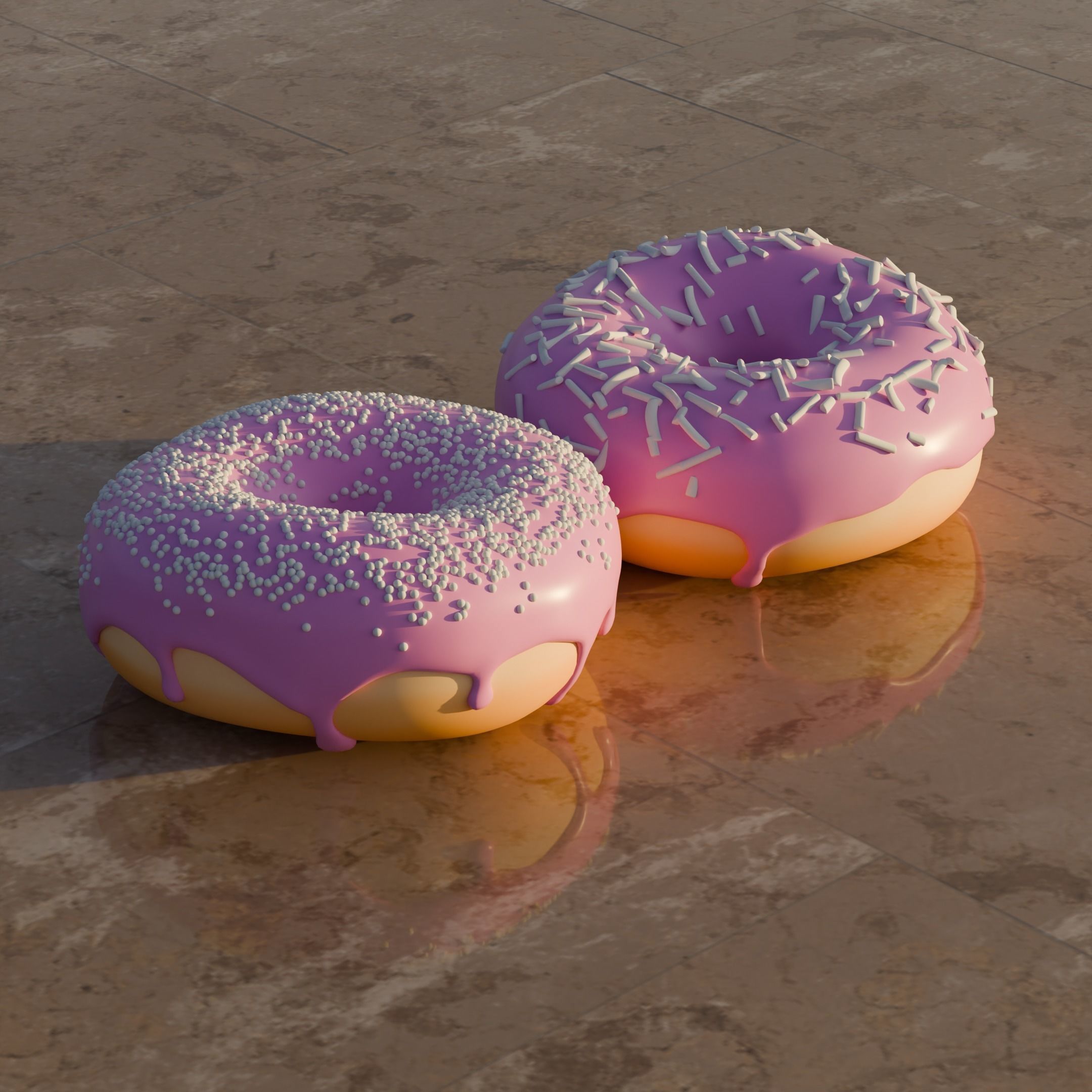Donuts Free 3D model_3